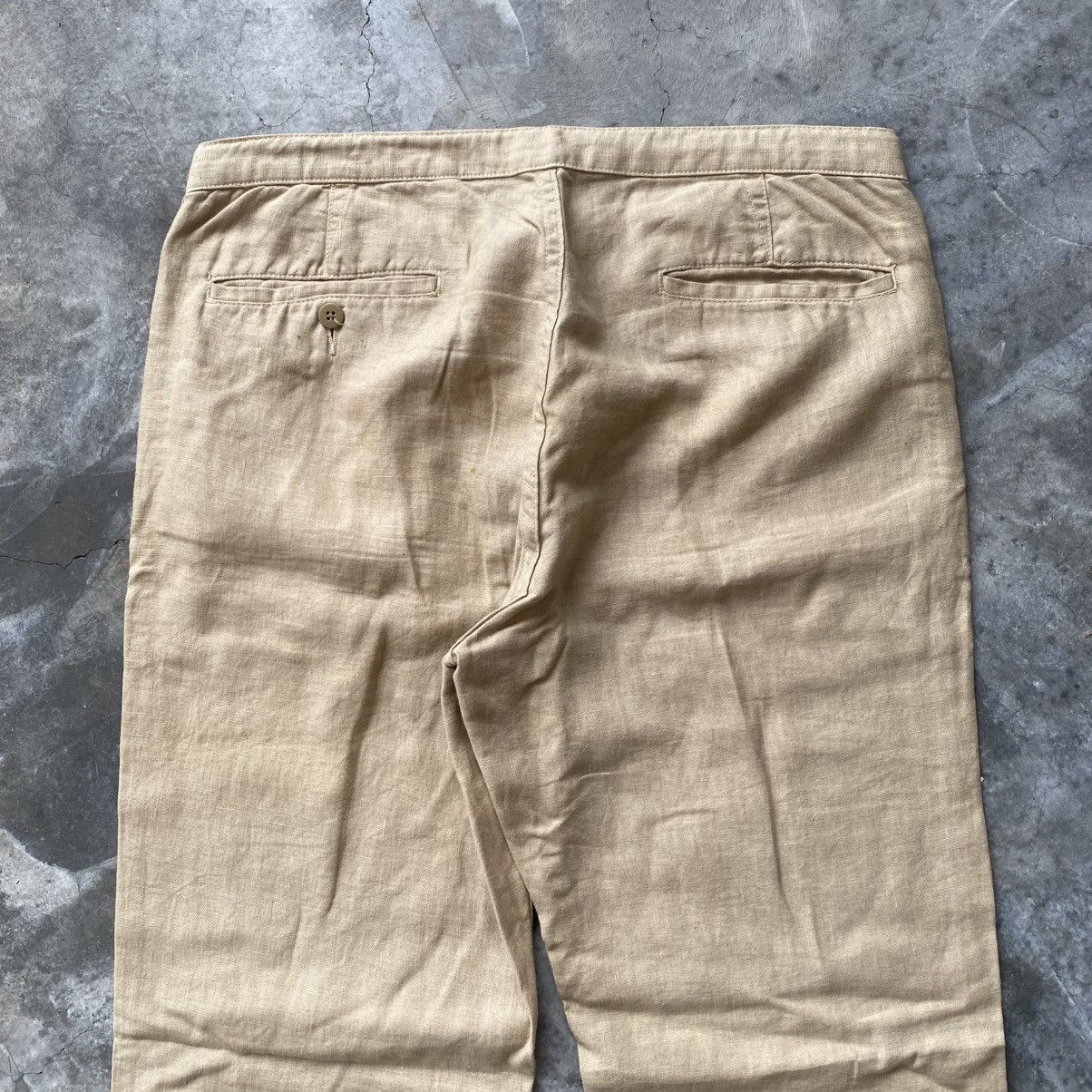 If Six Was Nine × Journal Standard × Le Grande Bleu (L.G.B.) Vintage Y2K Journal Standard Linen Baker Pants w30 Size US 30 / EU 46 - 6 Thumbnail