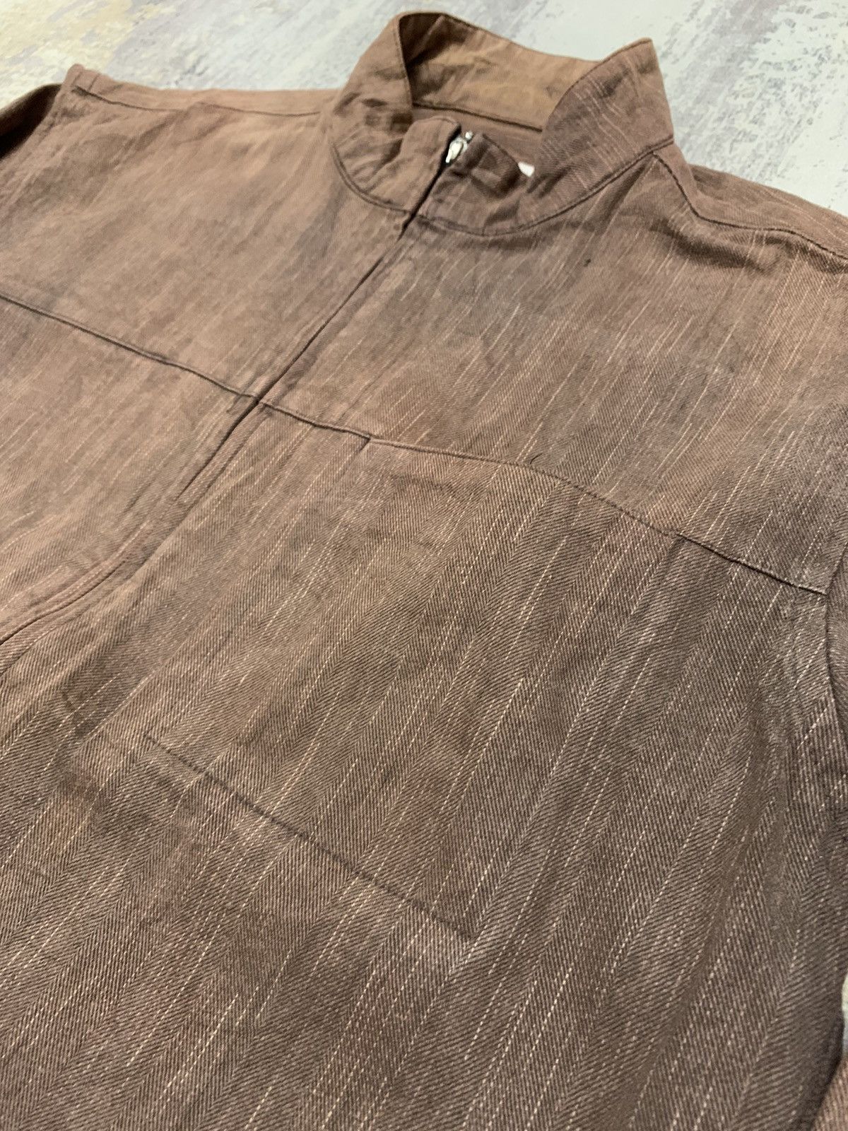 Japanese Brand VTG Renoma Brown Full Zip Utility Jacket Workwear Jacket L Size US L / EU 52-54 / 3 - 5 Thumbnail