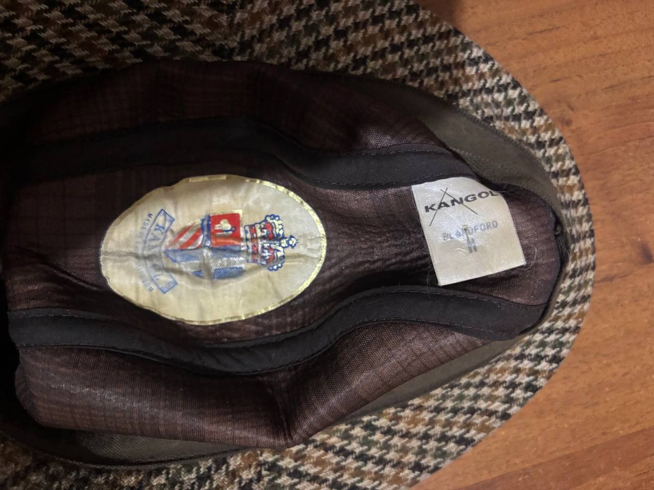 Kangol Vintage Kangol Bradford Tweed Check Hat – Made in England Size ONE SIZE - 4 Thumbnail