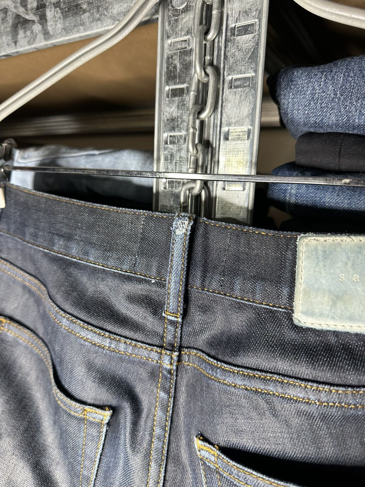 Sandro Sandro Paris Skinny Jeans Men's Size 31 Raw Indigo Denim Size US 31 - 6 Thumbnail
