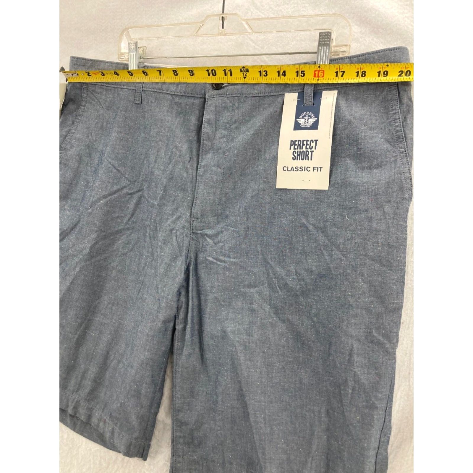 Dockers DOCKERS Dockers Perfect Short Mens 40 Classic Fit Maritime Blue NTW Size US 40 / EU 56 - 2 Thumbnail