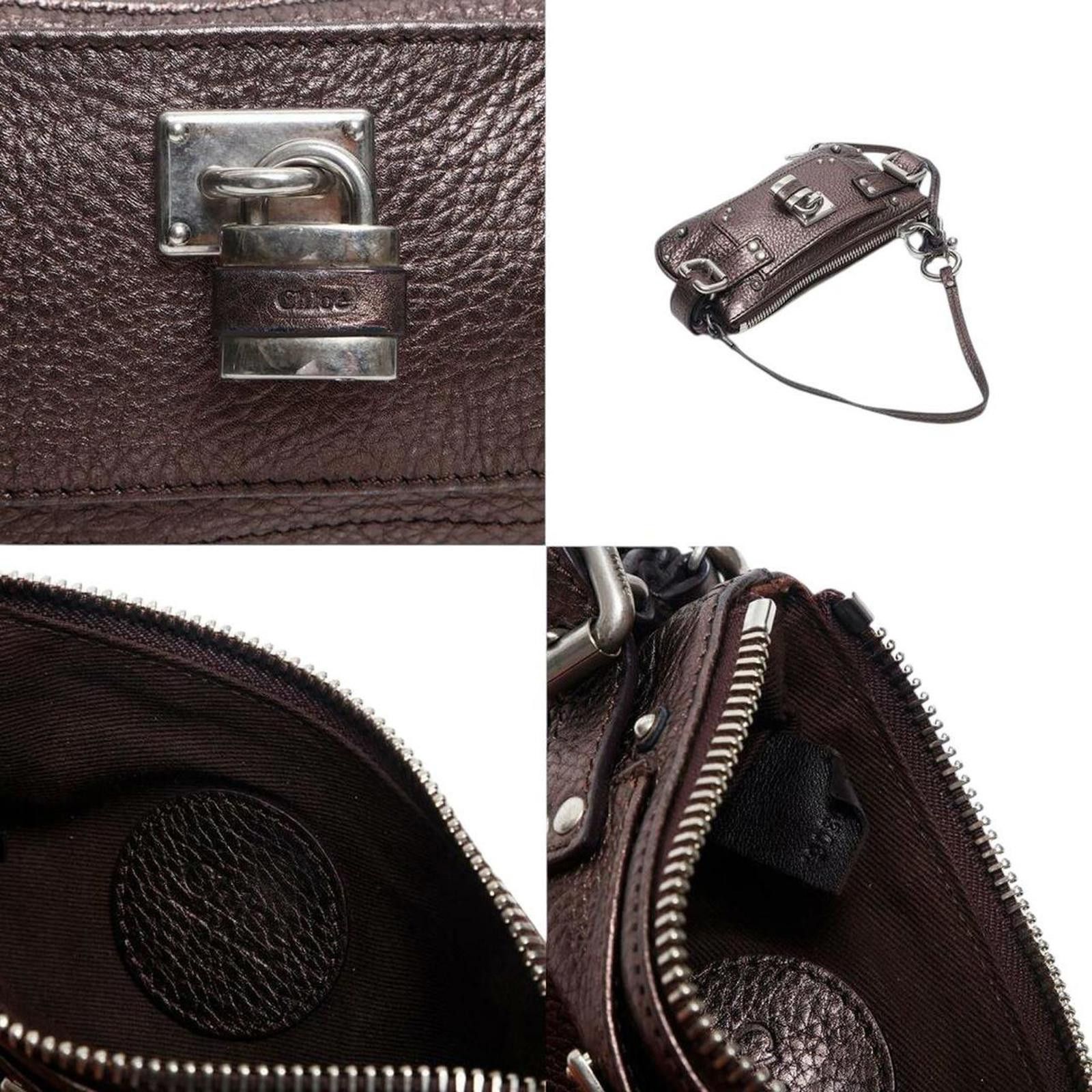 chloma Chloé Women's Purple and Grey Bag Size ONE SIZE - 3 Thumbnail