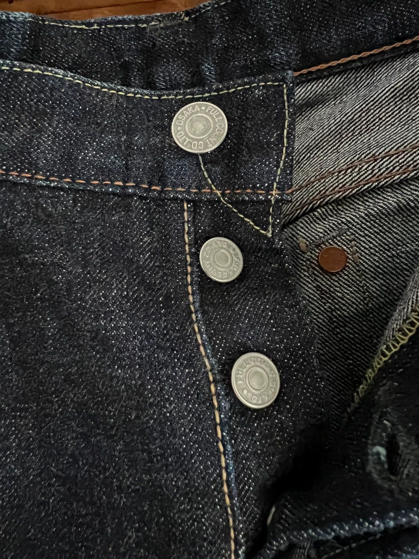 Full Count & Co. FullCount 1109xx JPN Selvedge Light Wash Slim Taper 32 Size US 32 / EU 48 - 6 Thumbnail