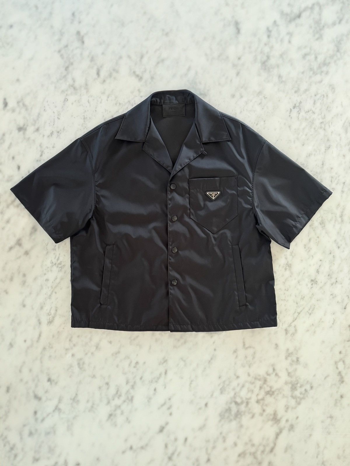 Prada Re-Nylon short-sleeved shirt Size US M / EU 48-50 / 2 - 2 Thumbnail