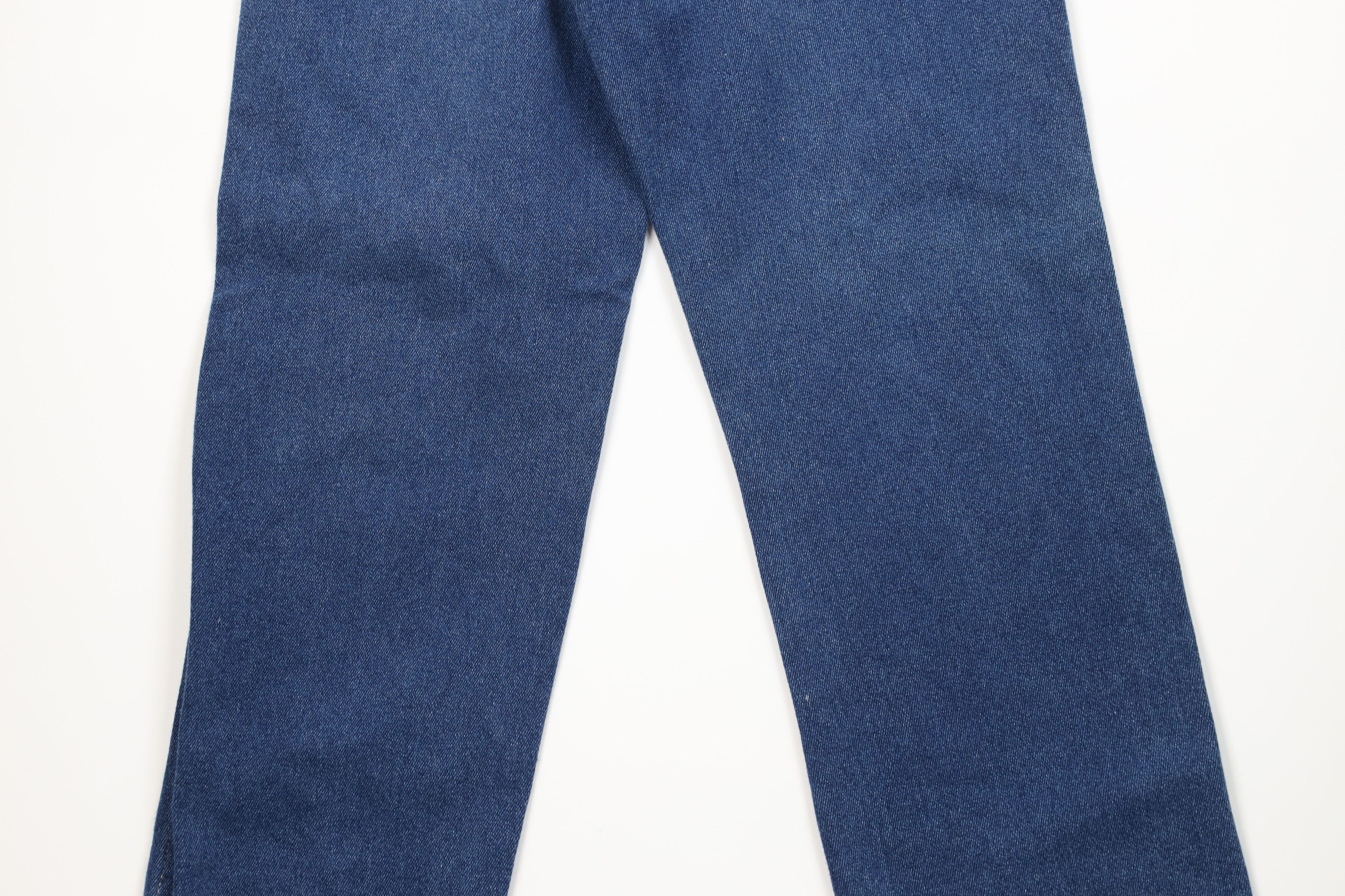 Vintage Vintage 70s Streetwear Straight Leg Denim Jeans Blue USA Size 34" / US 12 / IT 48 - 12 Thumbnail
