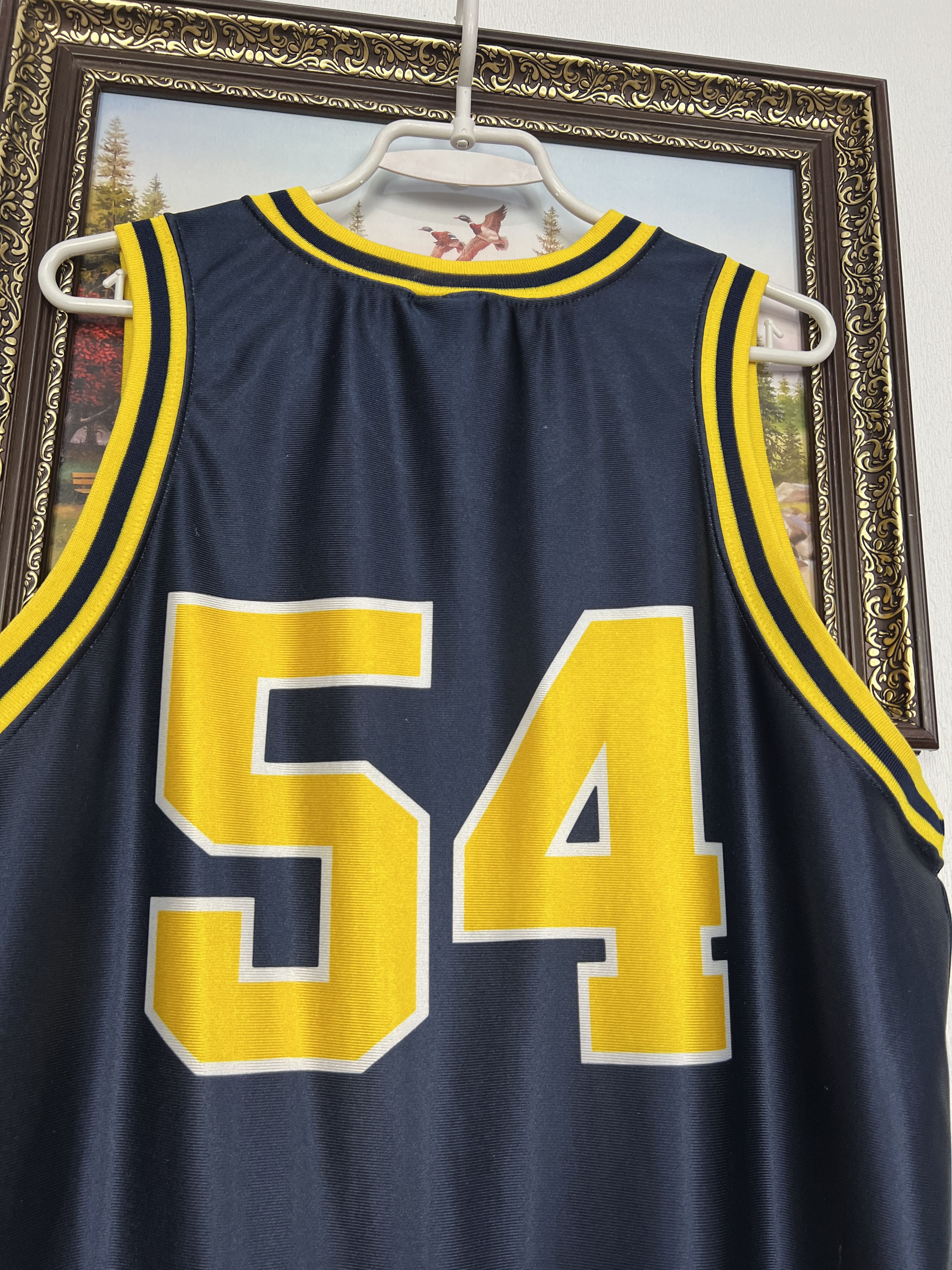 Nike Vintage Michigan Wolverines Jersey #54 NCAA Basketball Shirt Size US M / EU 48-50 / 2 - 10 Thumbnail