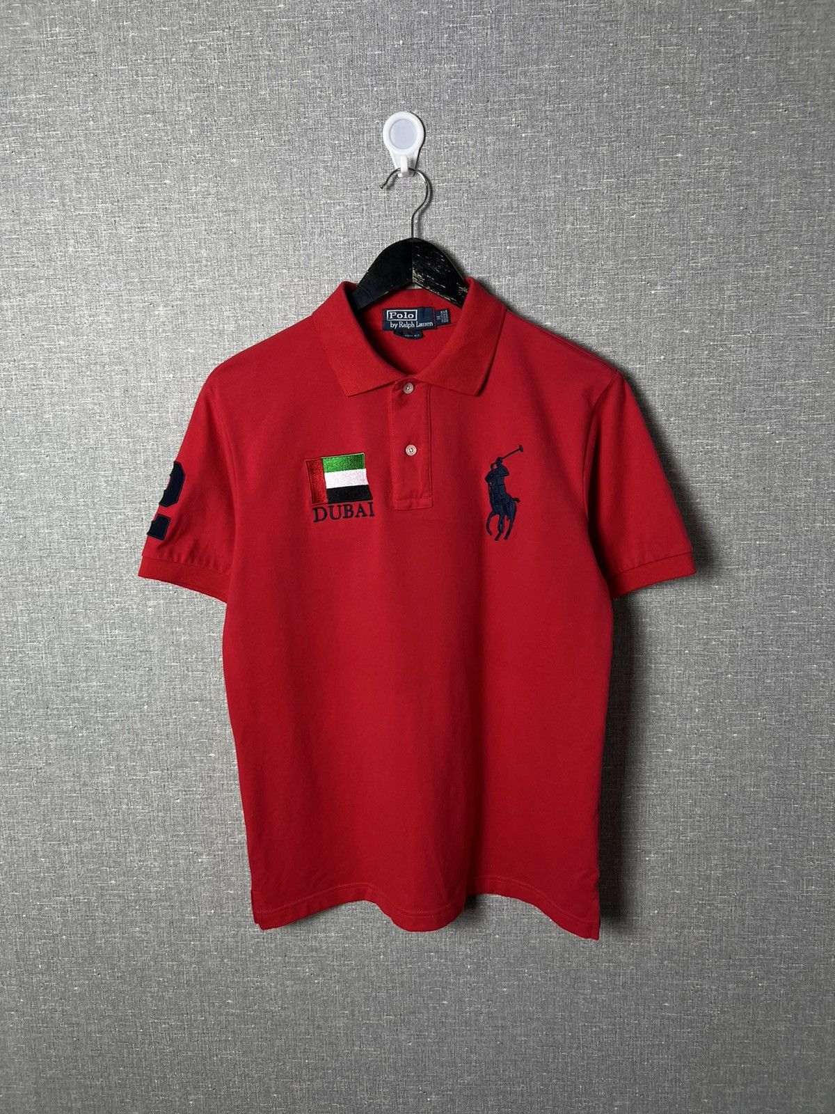 Polo Ralph Lauren Rare Vintage Polo Ralph Lauren #2 DUBAI Logo Polo Shirt Size US M / EU 48-50 / 2 - 1 Thumbnail