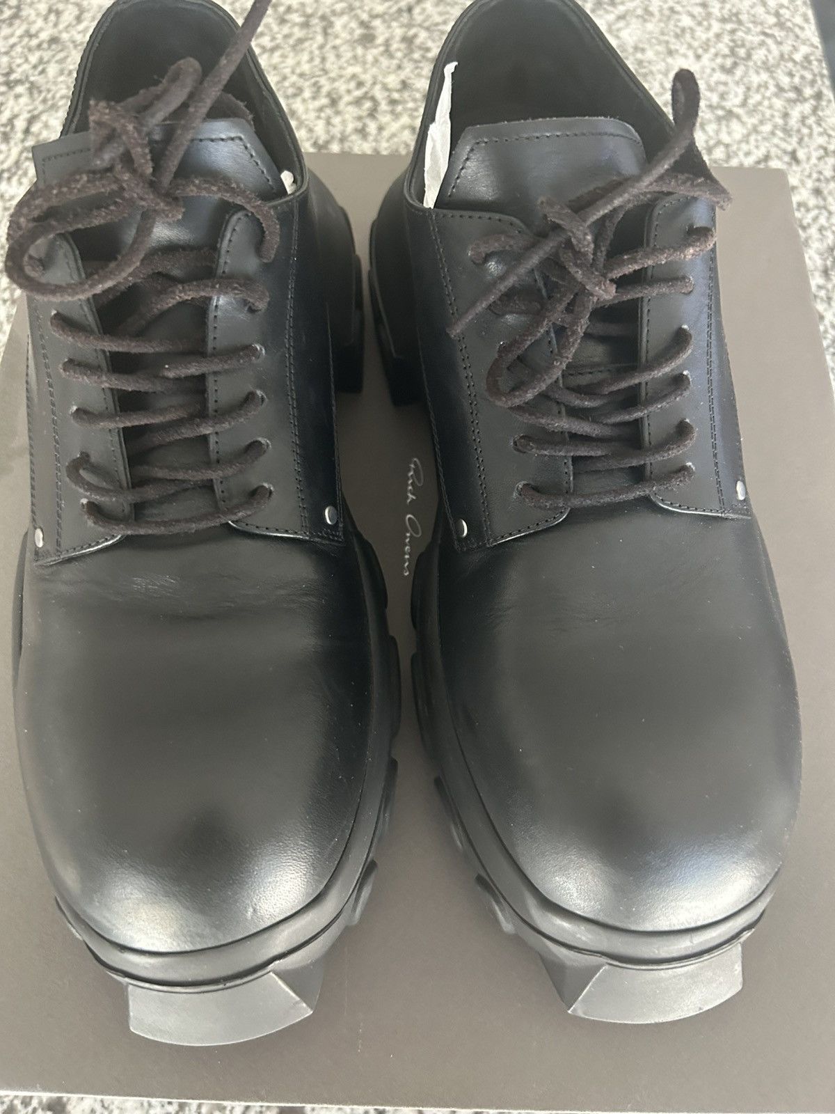 Rick Owens RICK OWENS LACEUP BOZO TRACTOR DERBY Size US 10 / EU 43 - 5 Thumbnail