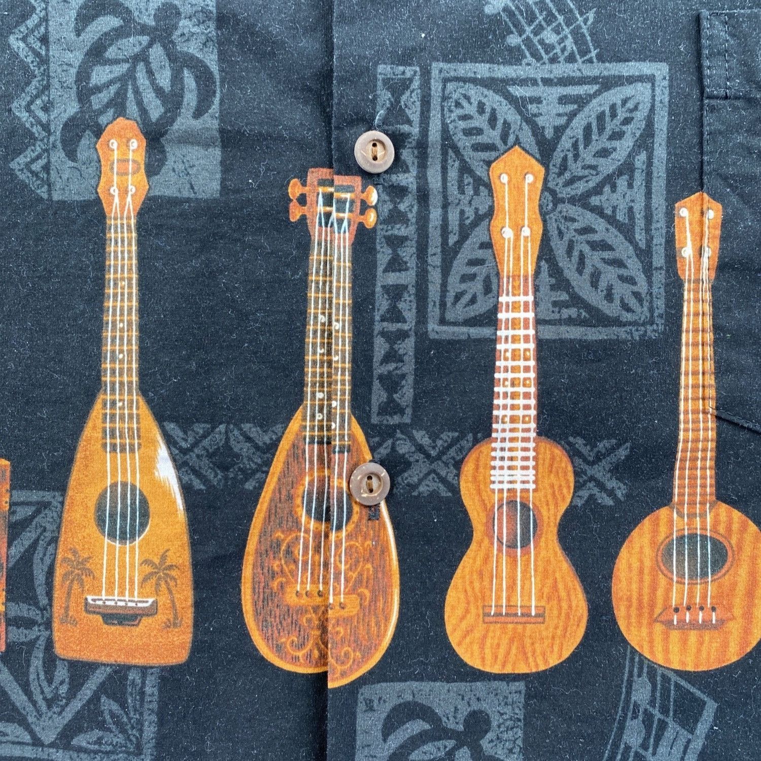 Pacific Legend Vintage Pacific Legend Mens Ukelele Hawaiian Shirt XXL Size US XXL / EU 58 / 5 - 6 Thumbnail