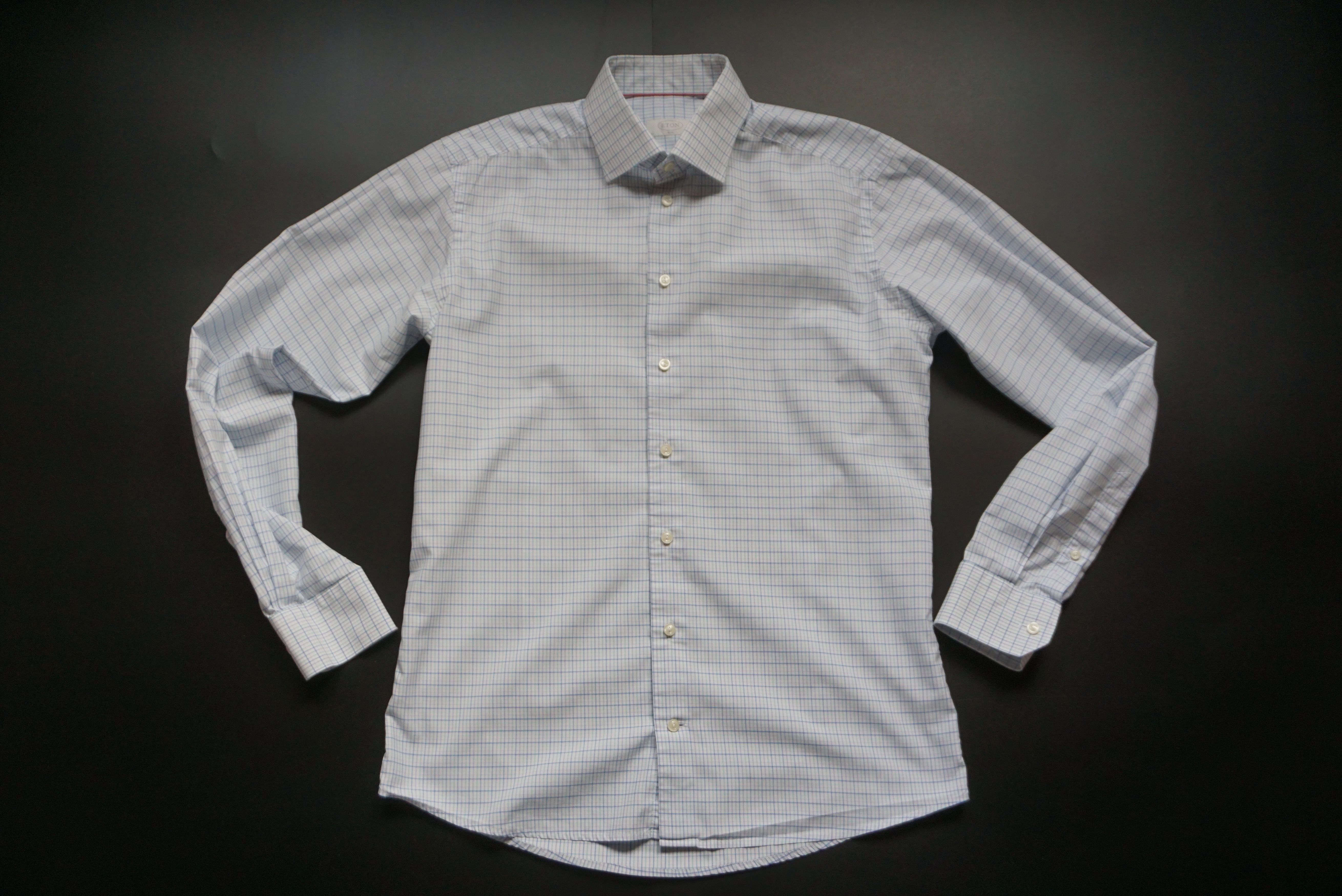 Eton ETON slim fit checked shirt 16.5" 42 cm formal business Size US L / EU 52-54 / 3 - 2 Thumbnail