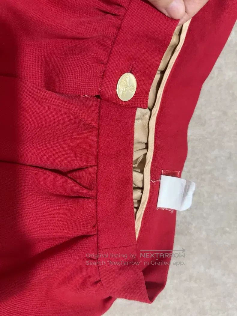 Vivienne Westwood Vivienne Westwood 90's rare red dress Size 25" / US 0 / IT 36 - 9 Thumbnail