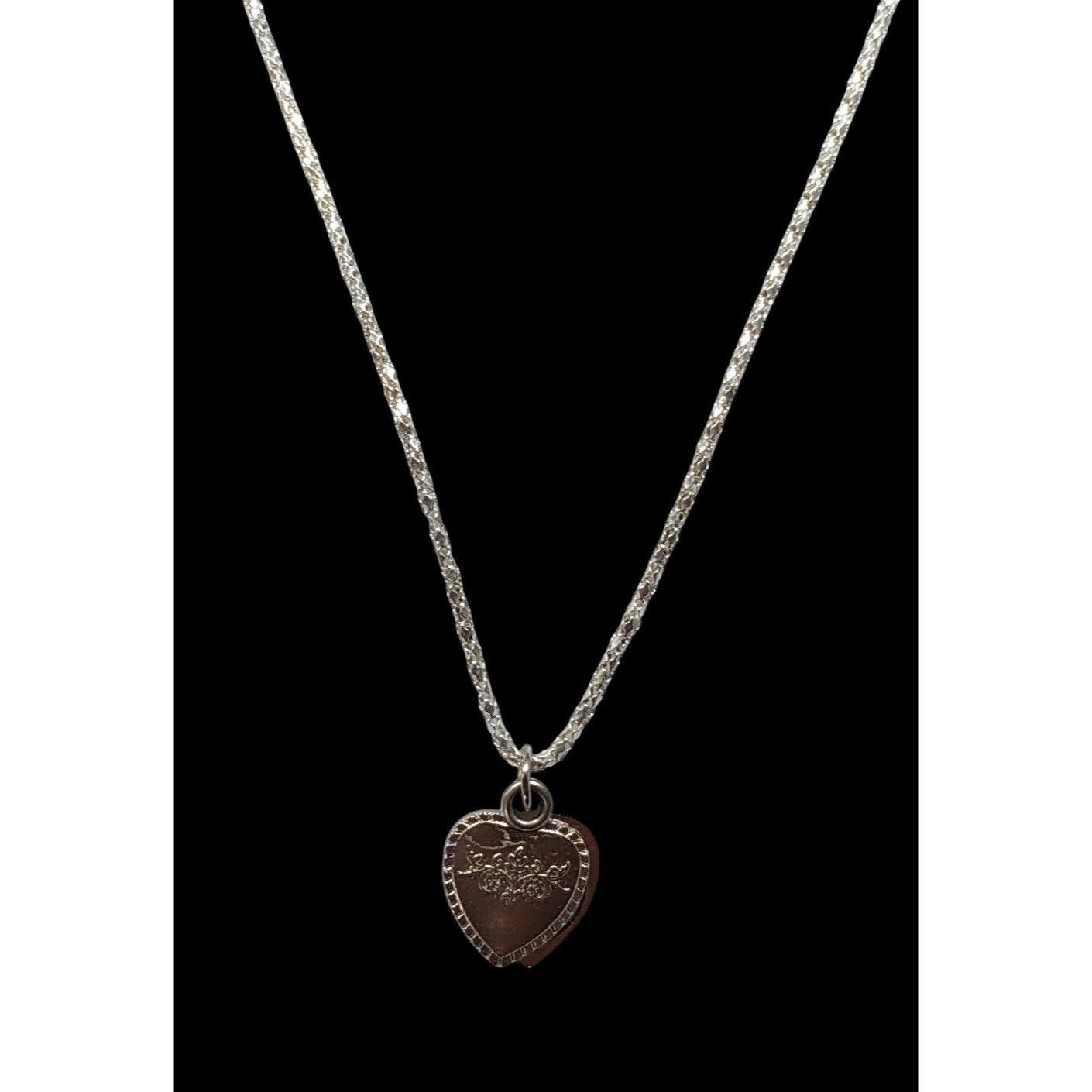 Other Vintage Religious Saint Anthony Pray For Me Heart Slide Lock Size ONE SIZE - 4 Thumbnail