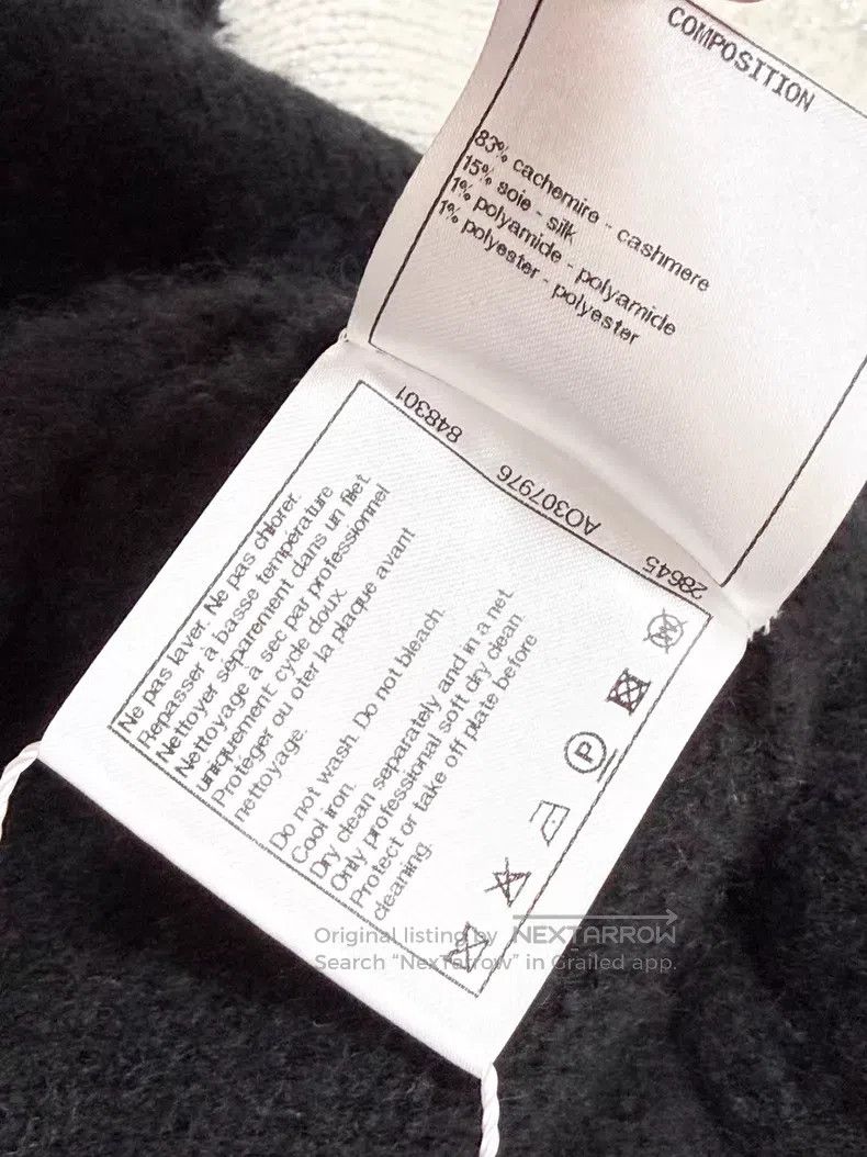 Chanel Chanel Letter long-sleeved knitted sweater Size XS / US 0-2 / IT 36-38 - 8 Thumbnail