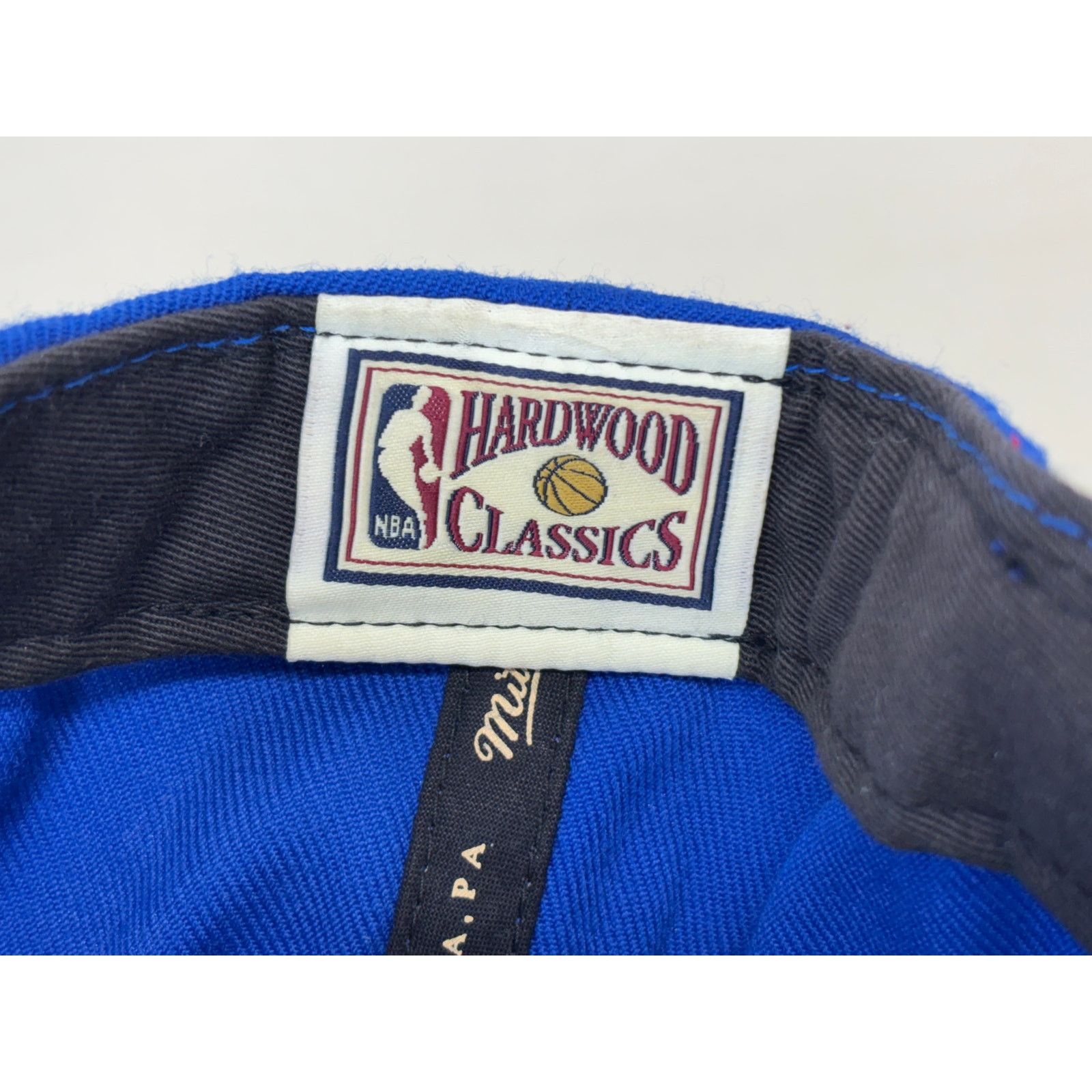Mitchell & Ness Philadelphia 76ers Mitchell and Ness Classic Hardwood Hat Size ONE SIZE - 7 Thumbnail