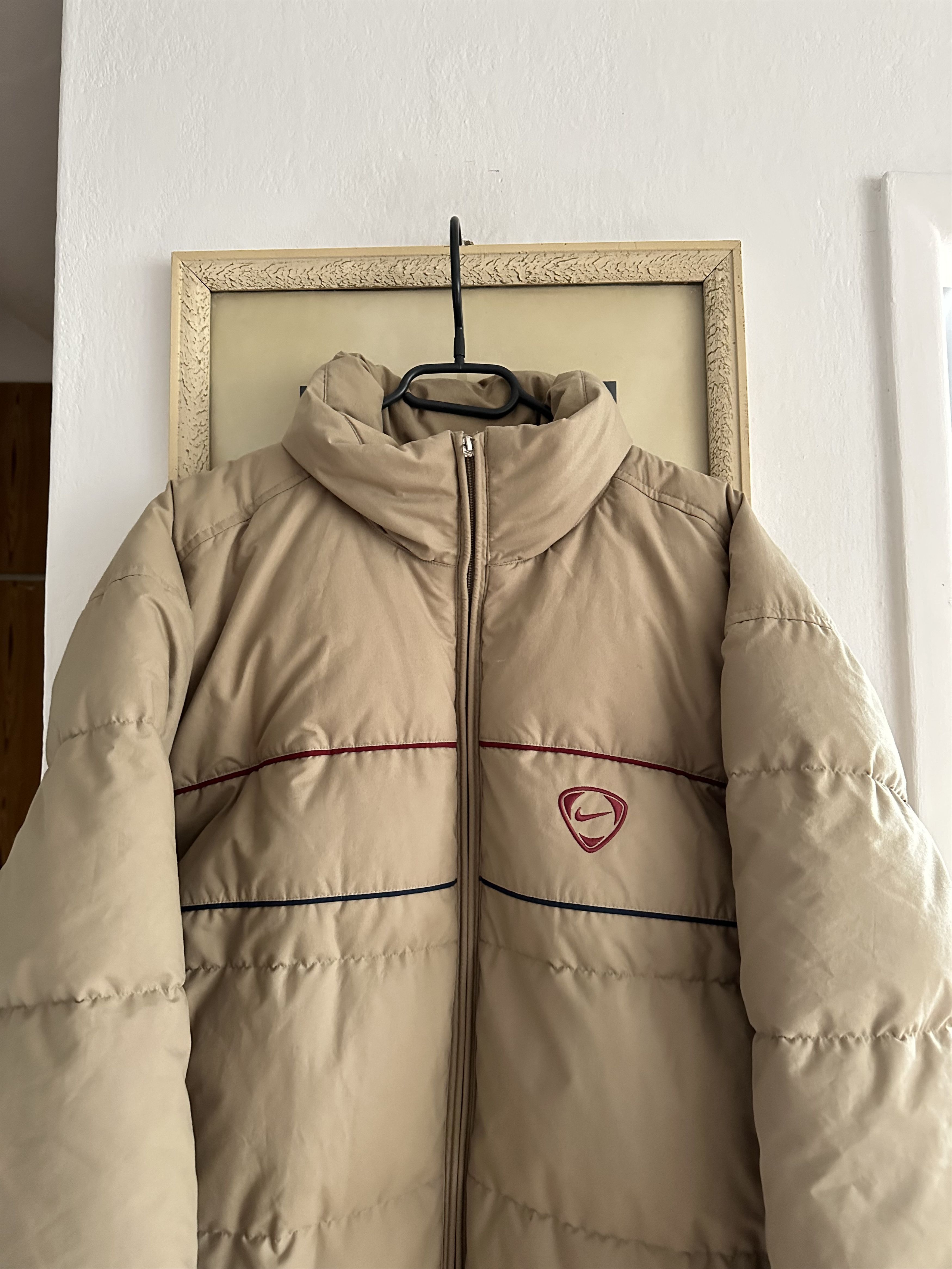 Nike Rare Vintage Nike Puffer Jacket Rare Hype Swoosh Size US XXL / EU 58 / 5 - 2 Thumbnail