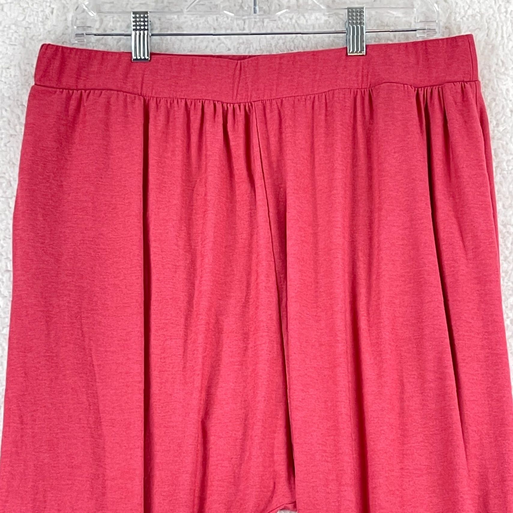 Beyond Yoga Beyond Yoga Pink Harem Cropped Length Pants Womens Pull On Stretch Size XL Size 40" / US 18 - 2 Thumbnail