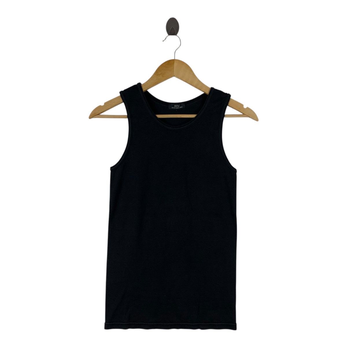 A.P.C. Vintage A.P.C. Rue de Fleurus Paris Ribbed Tank Top Size L / US 10 / IT 46 - 1 Thumbnail