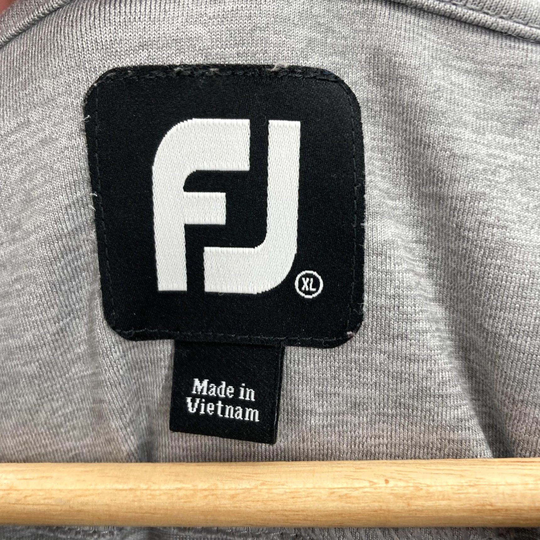 Footjoy FootJoy Quarter Zip Pullover Mens XL Gray Golf Performance Stretch Sweater Logo Size US XL / EU 56 / 4 - 4 Thumbnail