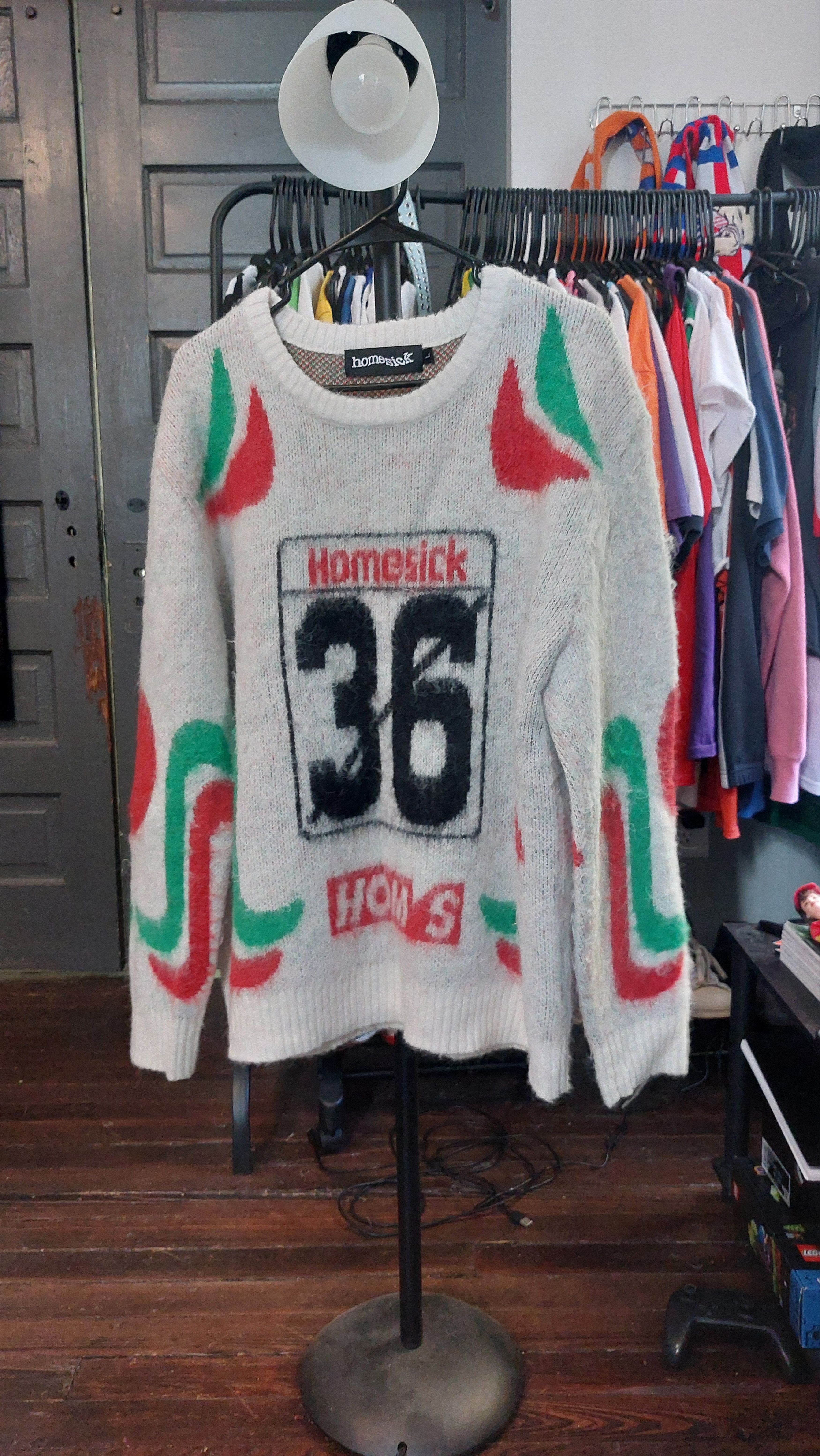 Homesick NY Toyota Castrol Mohair Rally Sweater