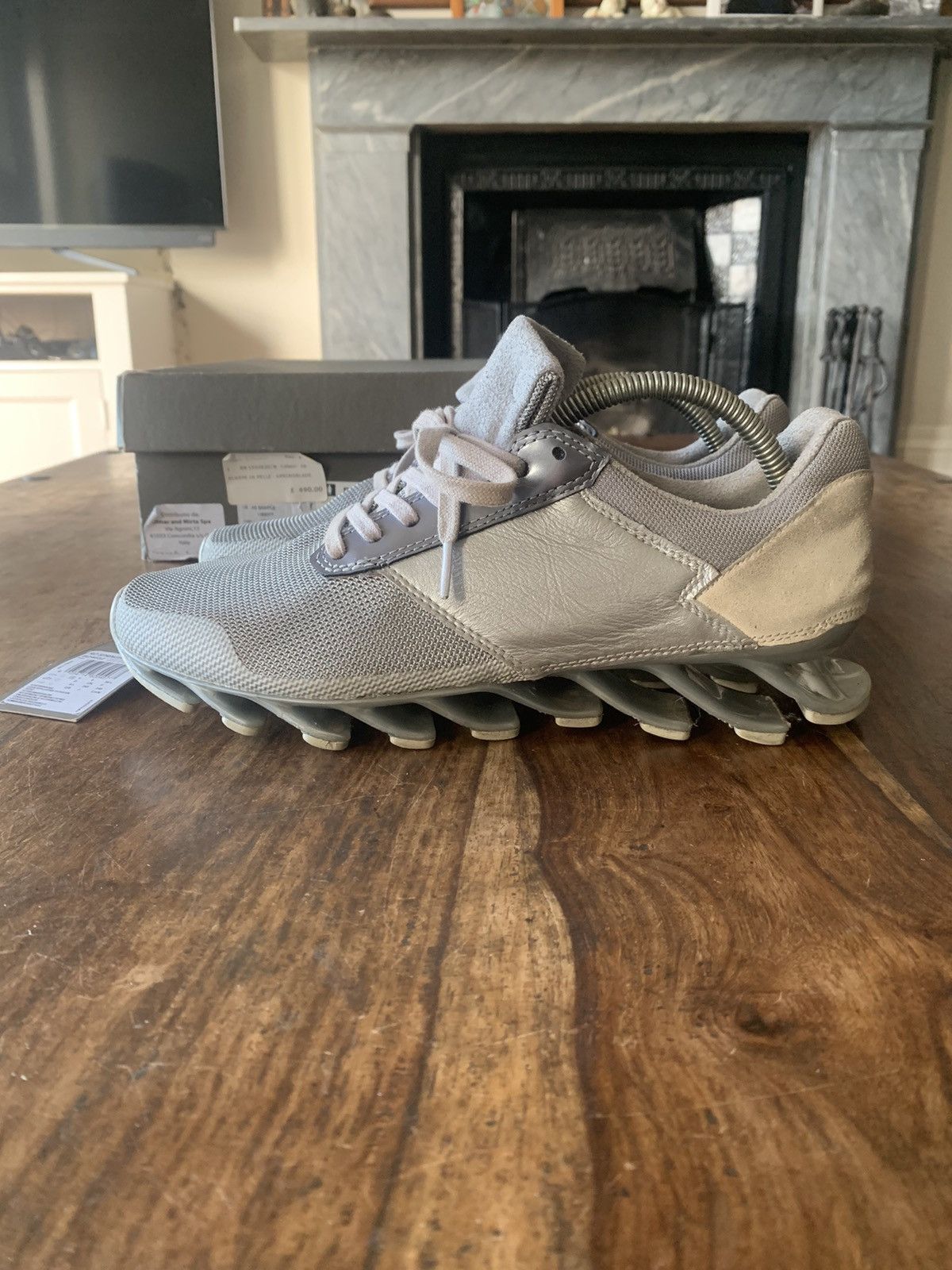 Rick Owens Rick Owens SS15 Faun x Adidas Springblade low Silver Grey Grailed