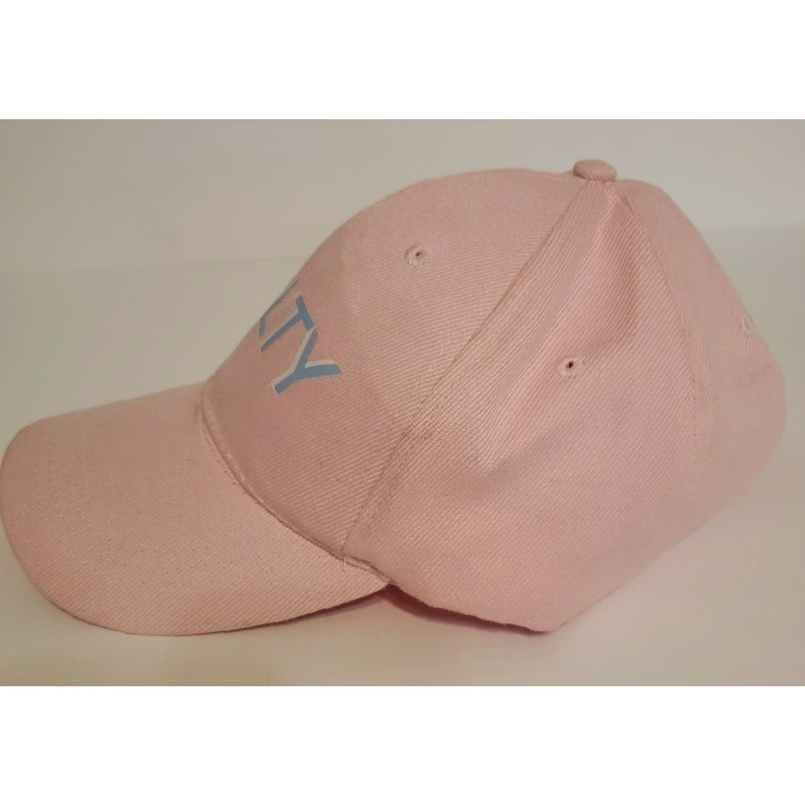 Pinko Pink Salty Hat Adjustable Baseball Cap Womens Adjustable Pink Solid Casual Sport Hat Mens Womens Girls? Size ONE SIZE - 3 Thumbnail