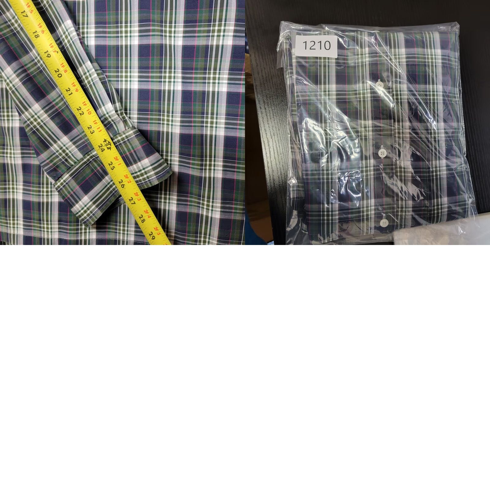 Hamilton Hamilton Button Shirt Mens 3XL Long Sleeve plaid Casual Button-Down Shirt Size US XXL / EU 58 / 5 - 8 Thumbnail