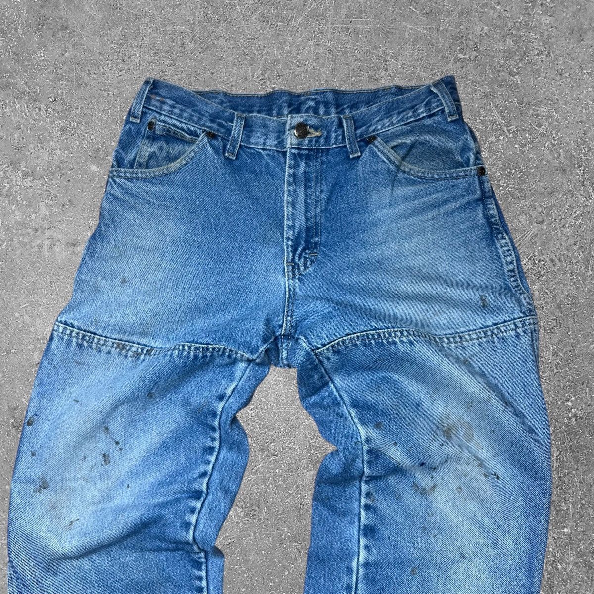 Dickies × Vintage Vintage Y2K Dickies Double Knee Blue Jeans 30X32 Size US 30 / EU 46 - 2 Thumbnail