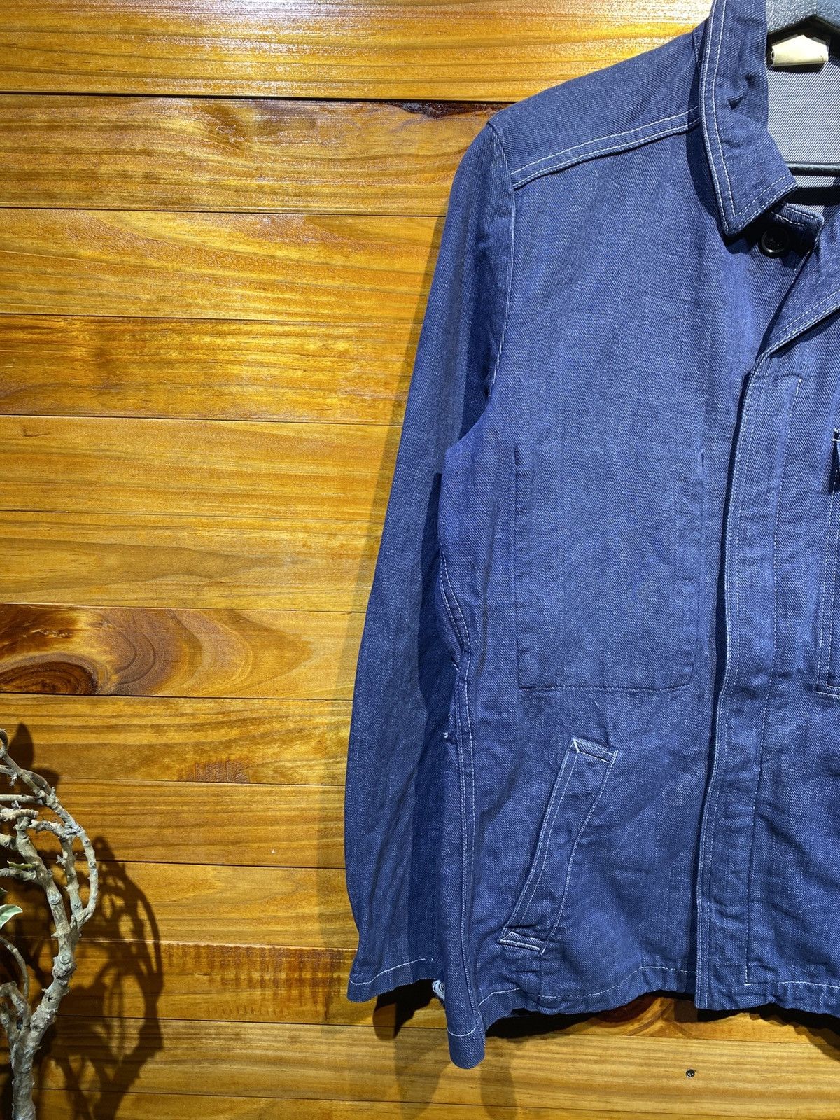Vintage Vintage 1984 Cie Boussac French Workwear Jacket Indigo Blue Size US M / EU 48-50 / 2 - 7 Thumbnail