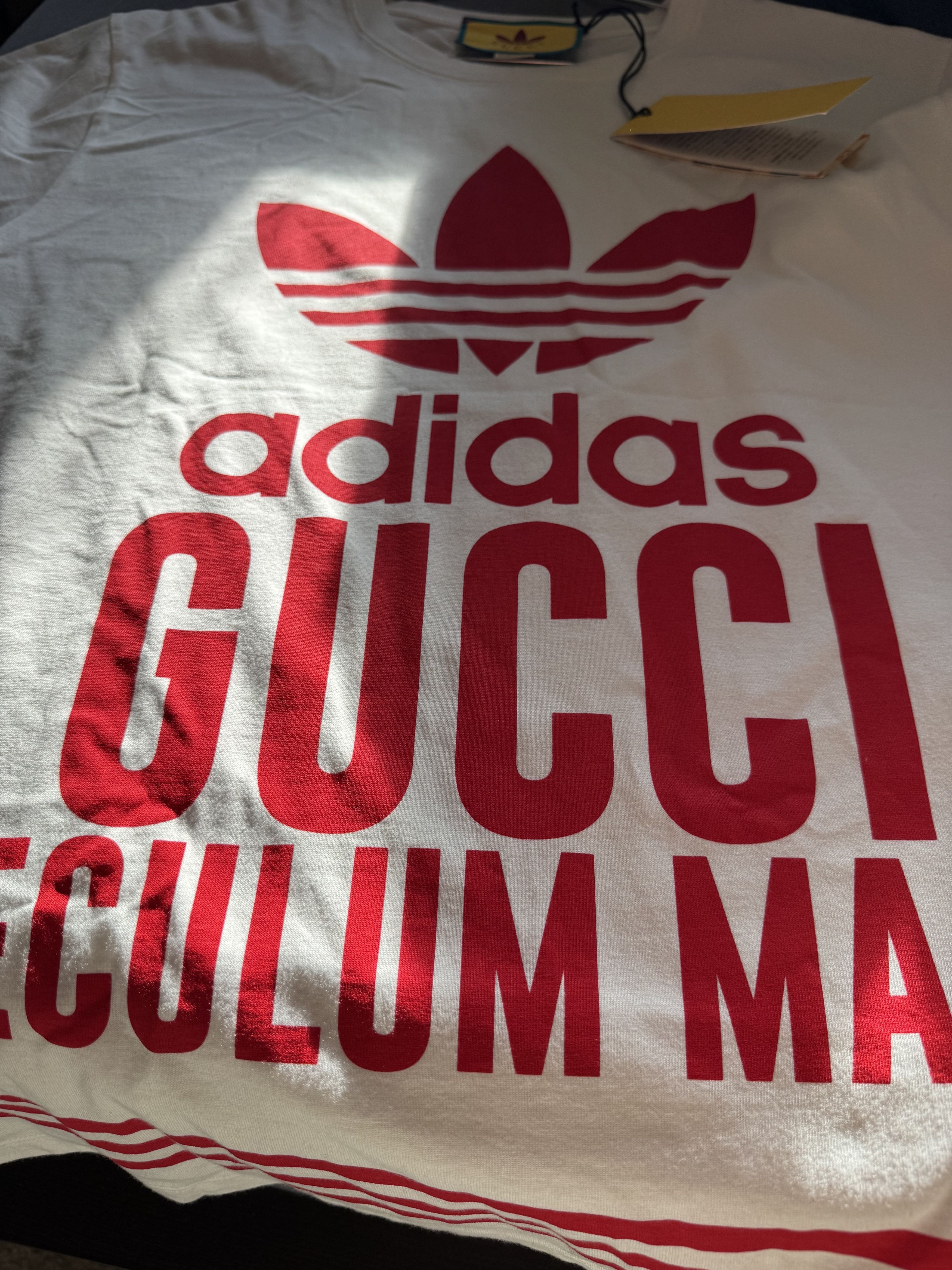 Gucci NEW GUCCI X ADIDAS SPECULUM MAJUS T-SHIRT (SZ XS OVERSIZD) Size US M / EU 48-50 / 2 - 2 Thumbnail