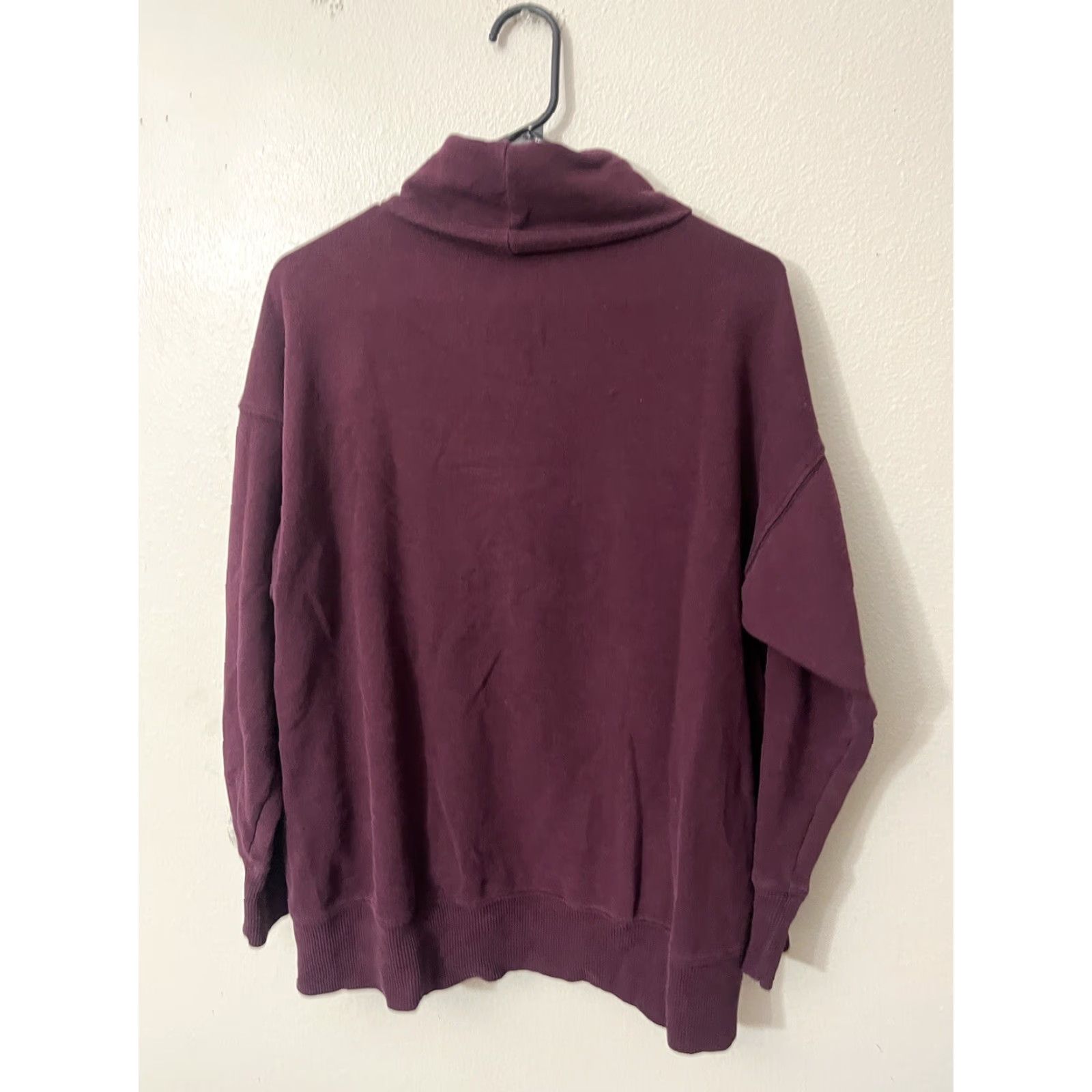 Vintage Aerie Sweater Womens Size Small Maroon Burgundy Knit Pullover Turtleneck Size S / US 4 / IT 40 - 3 Thumbnail