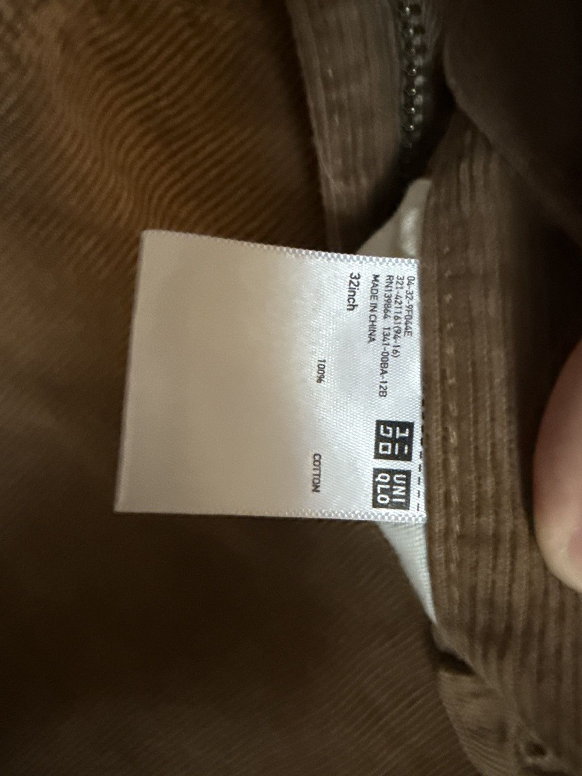 Uniqlo Uniqlo Brown Corduroy Pants Size 32 Minimal Streetwear Size US 32 / EU 48 - 4 Thumbnail