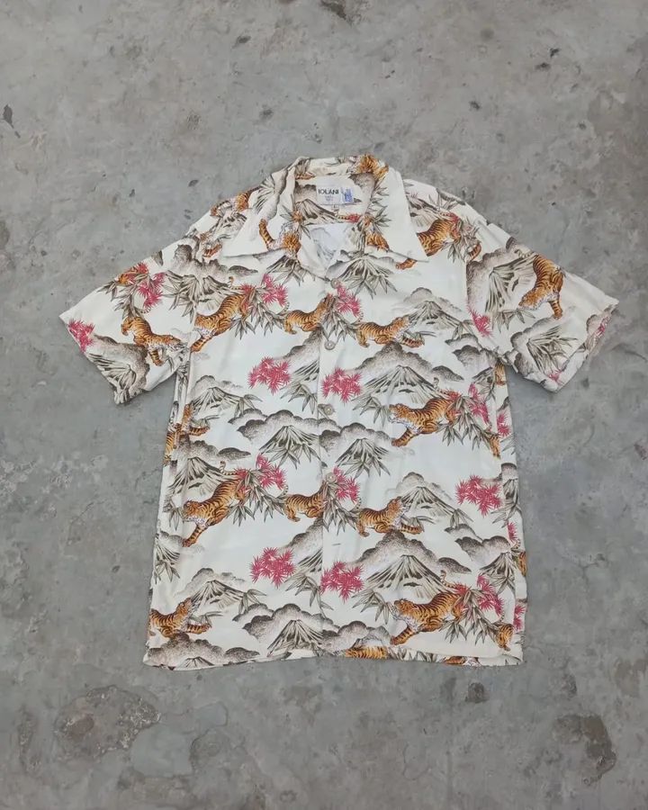 Japanese Brand Hawaiian shirt iolani Size US M / EU 48-50 / 2 - 2 Thumbnail