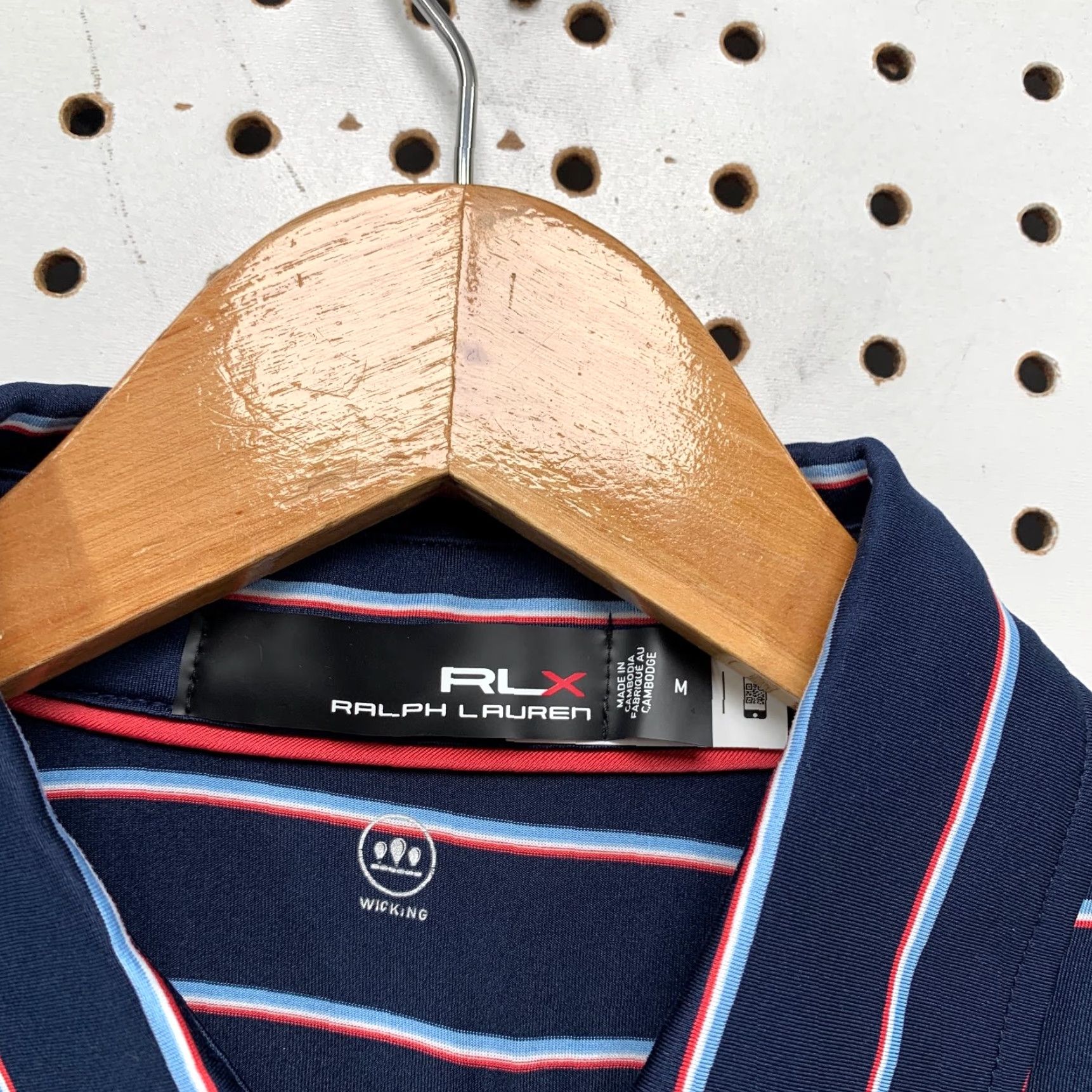 RLX Ralph Lauren RLX Ralph Lauren Polo Shirt Mens Medium Blue Striped 2020 Ryder Cup Whistling Size US M / EU 48-50 / 2 - 3 Thumbnail
