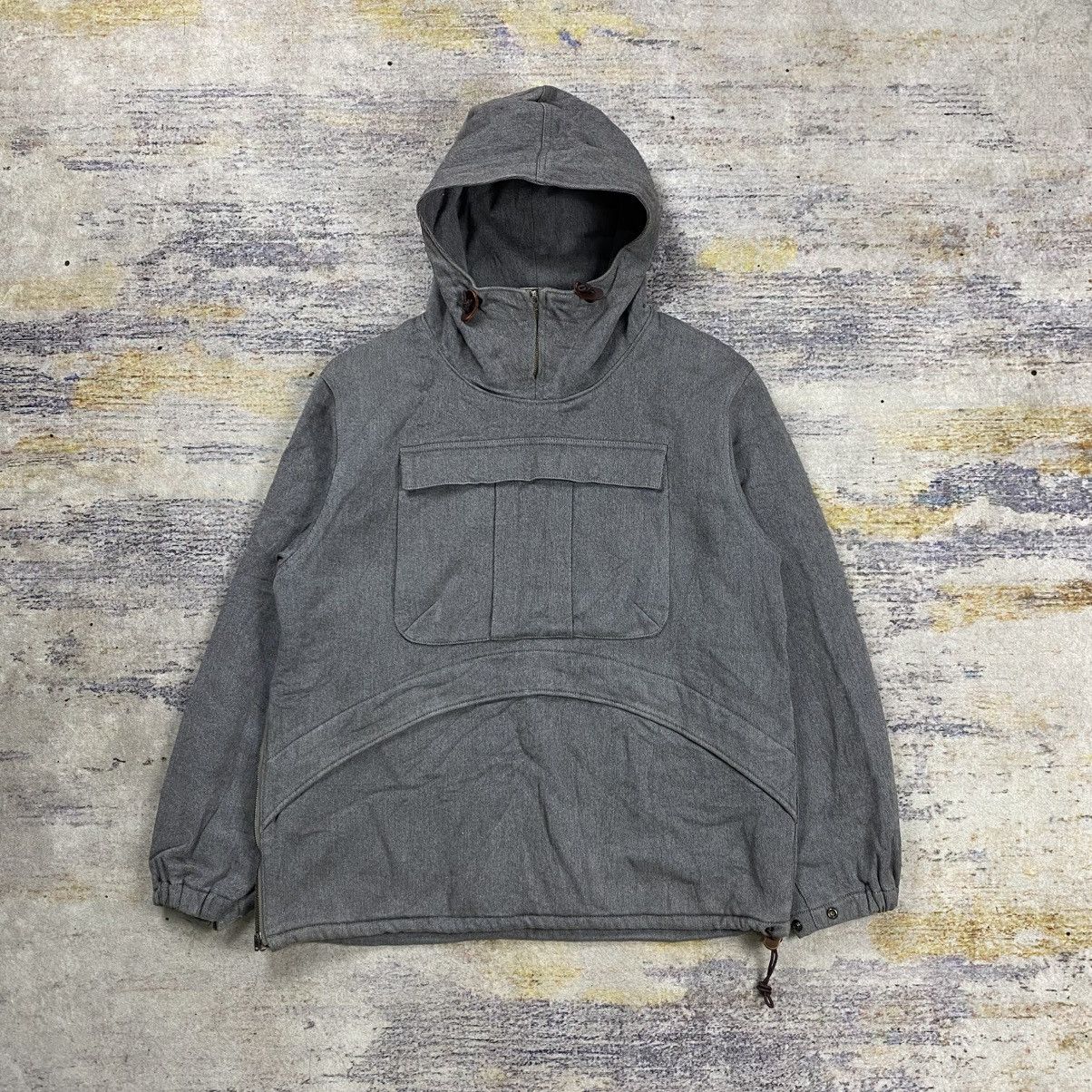 Japanese Brand brown by 2 tacs anorak smock jacket Size US M / EU 48-50 / 2 - 1 Thumbnail