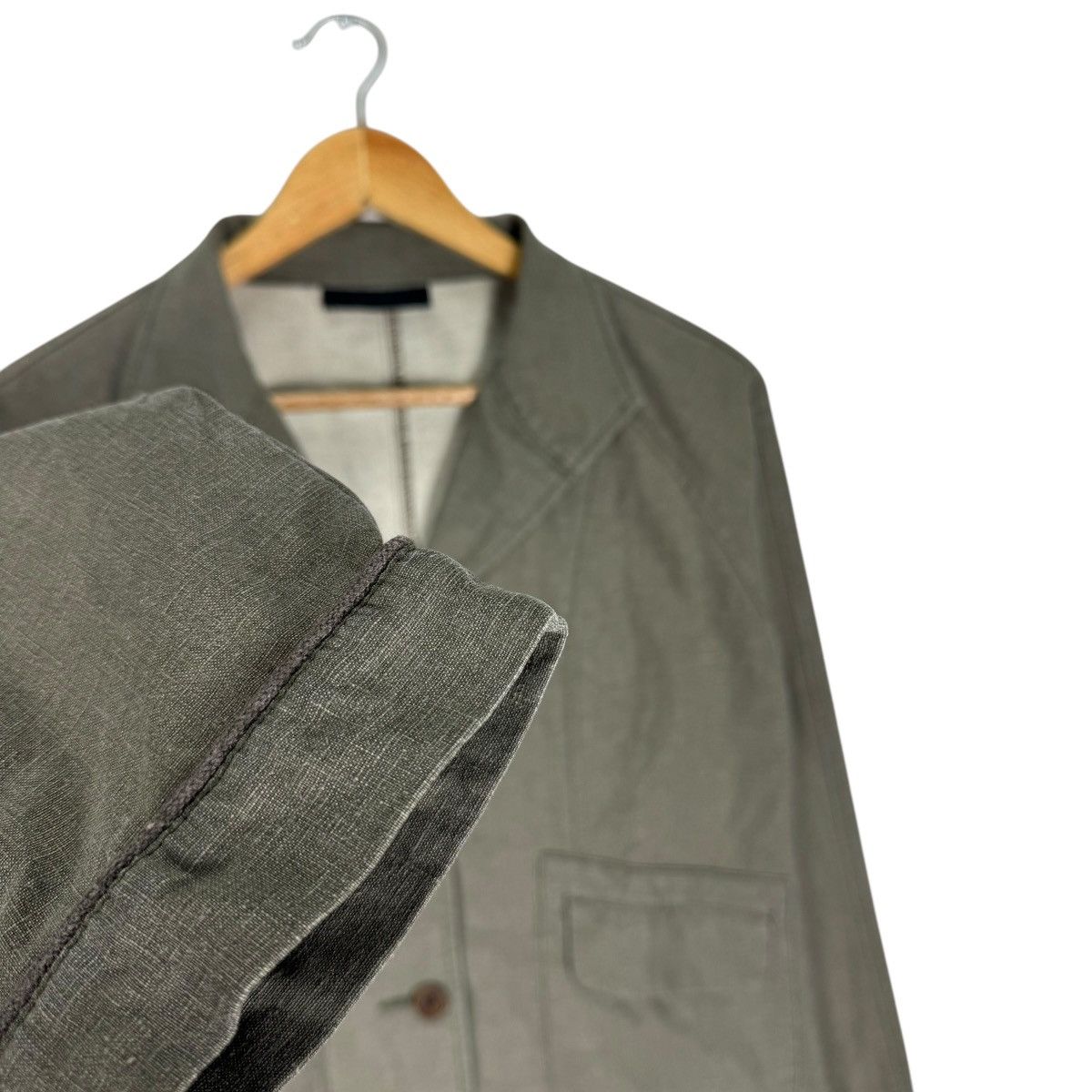 Romeo Gigli 🌟GIGLI HEMP CROPPED BUTTON JACKET Size M / US 6-8 / IT 42-44 - 6 Thumbnail