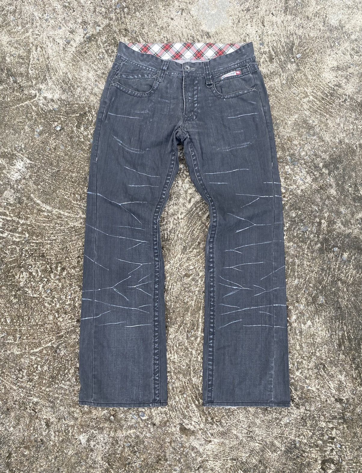 Hysteric Glamour × Nicole Club Nicole Club For Men Bootcut Jeans Size US 31 - 1 Thumbnail