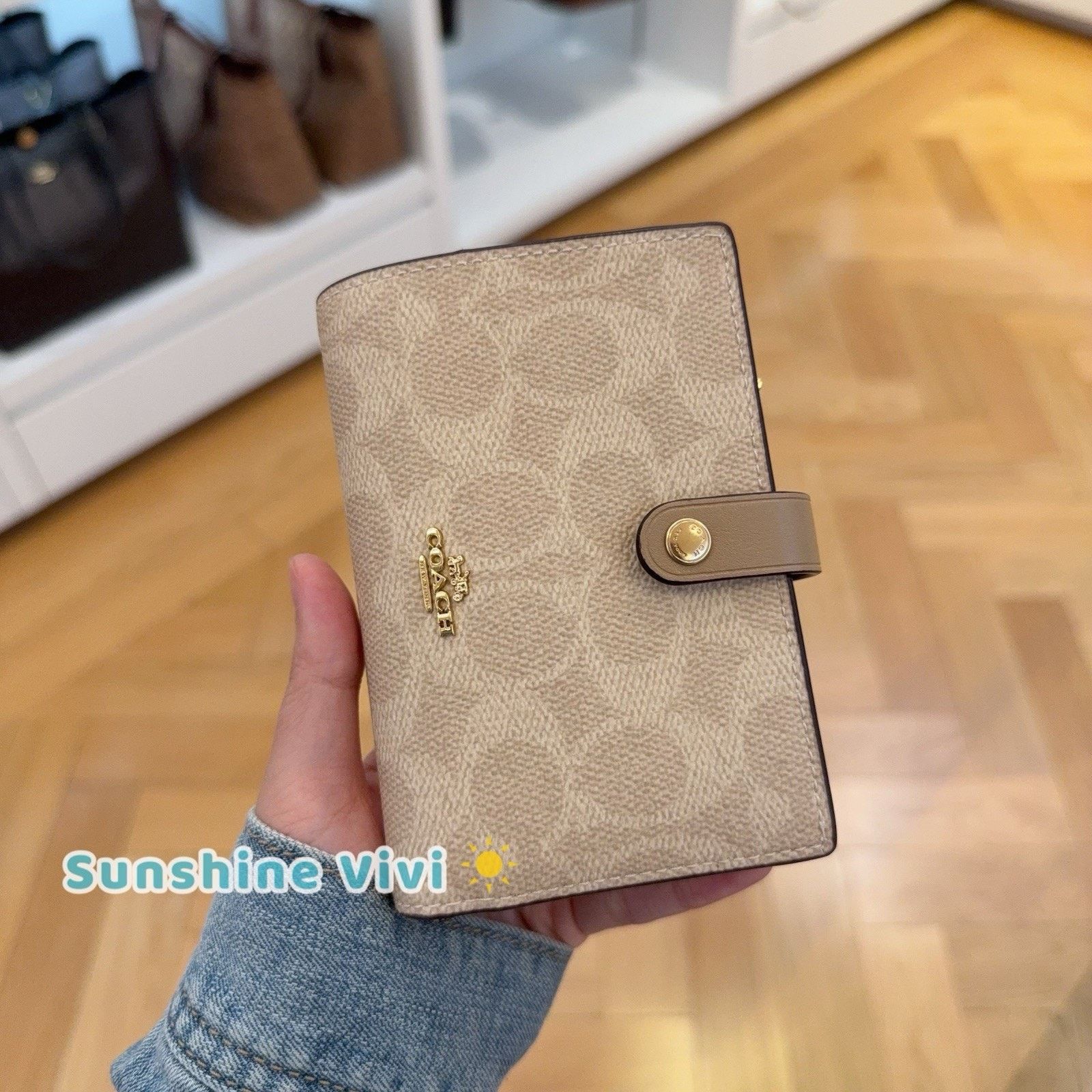 Coach NWT Coach 2-in-1 Wallet Blocked CBK54 Gold/Sand/Tan Size ONE SIZE - 1 Thumbnail