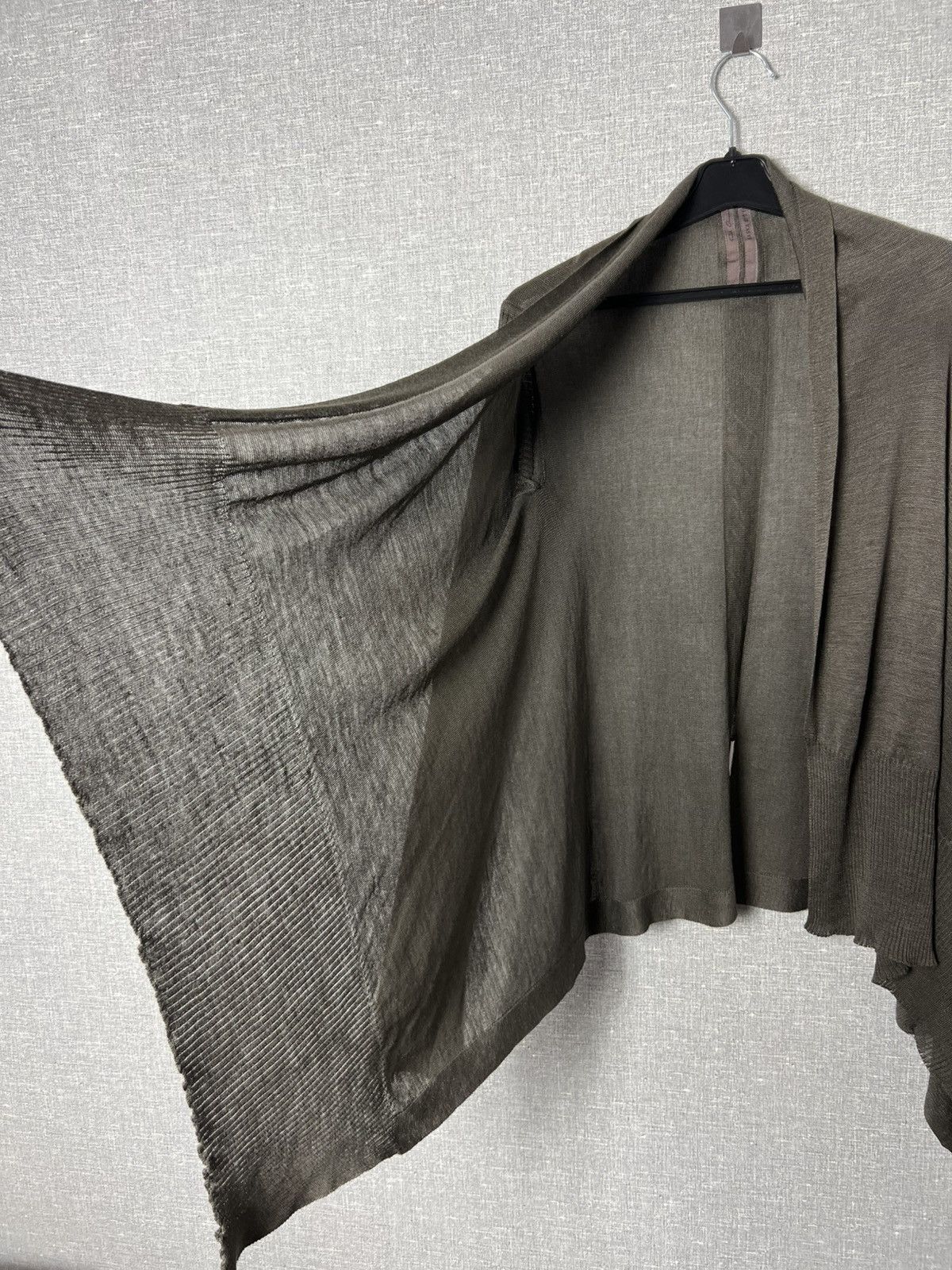 Rick Owens Avant-Garde Rick Owens NASKA S/S 12 Mesh Open Front Cardigan Size S / US 4 / IT 40 - 10 Thumbnail