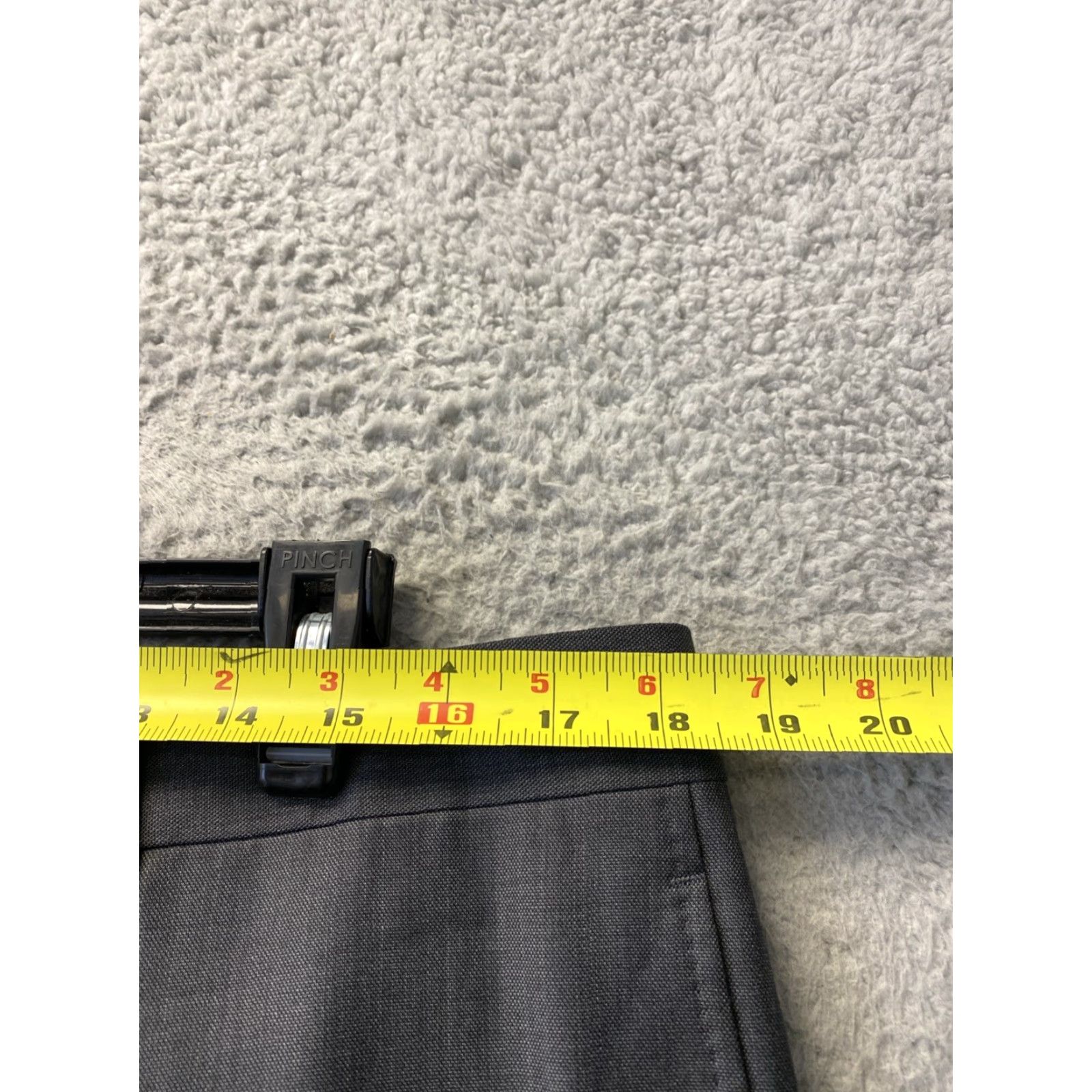 Ted Baker Ted Baker Modern Fit Dress Pants Men’s 36x32 Charcoal Gray Wool Blend /0402 Size US 36 / EU 52 - 6 Thumbnail