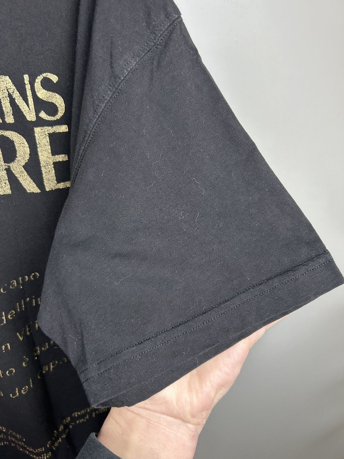 Versace × Versace Jeans Couture Versace Jeans Couture Black T shirt Logo Size US M / EU 48-50 / 2 - 9 Thumbnail