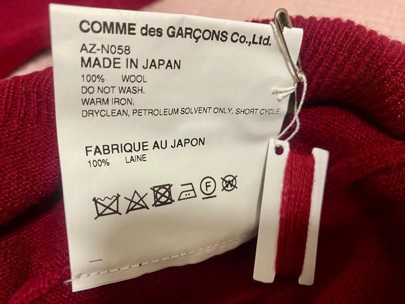 Comme des Garcons Comme Des Garcons Cashmere cardigan CDG cardigan red heart Size US M / EU 48-50 / 2 - 7 Thumbnail