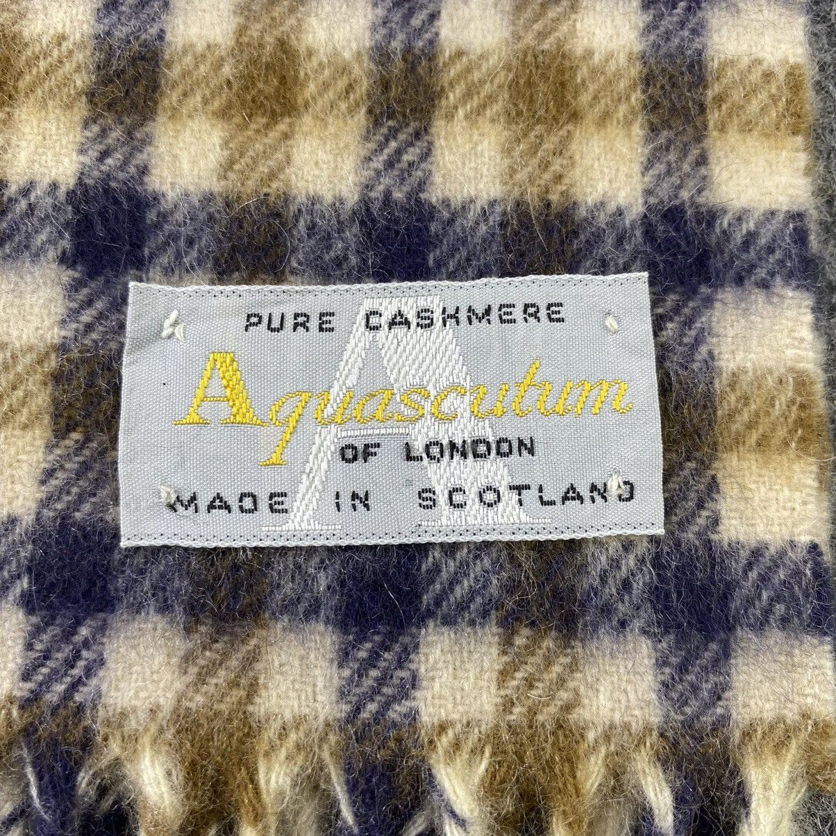 Aquascutum × Vintage Aquasqutum Muffler / Scarf / Neckwear - T1257 Size ONE SIZE - 5 Thumbnail