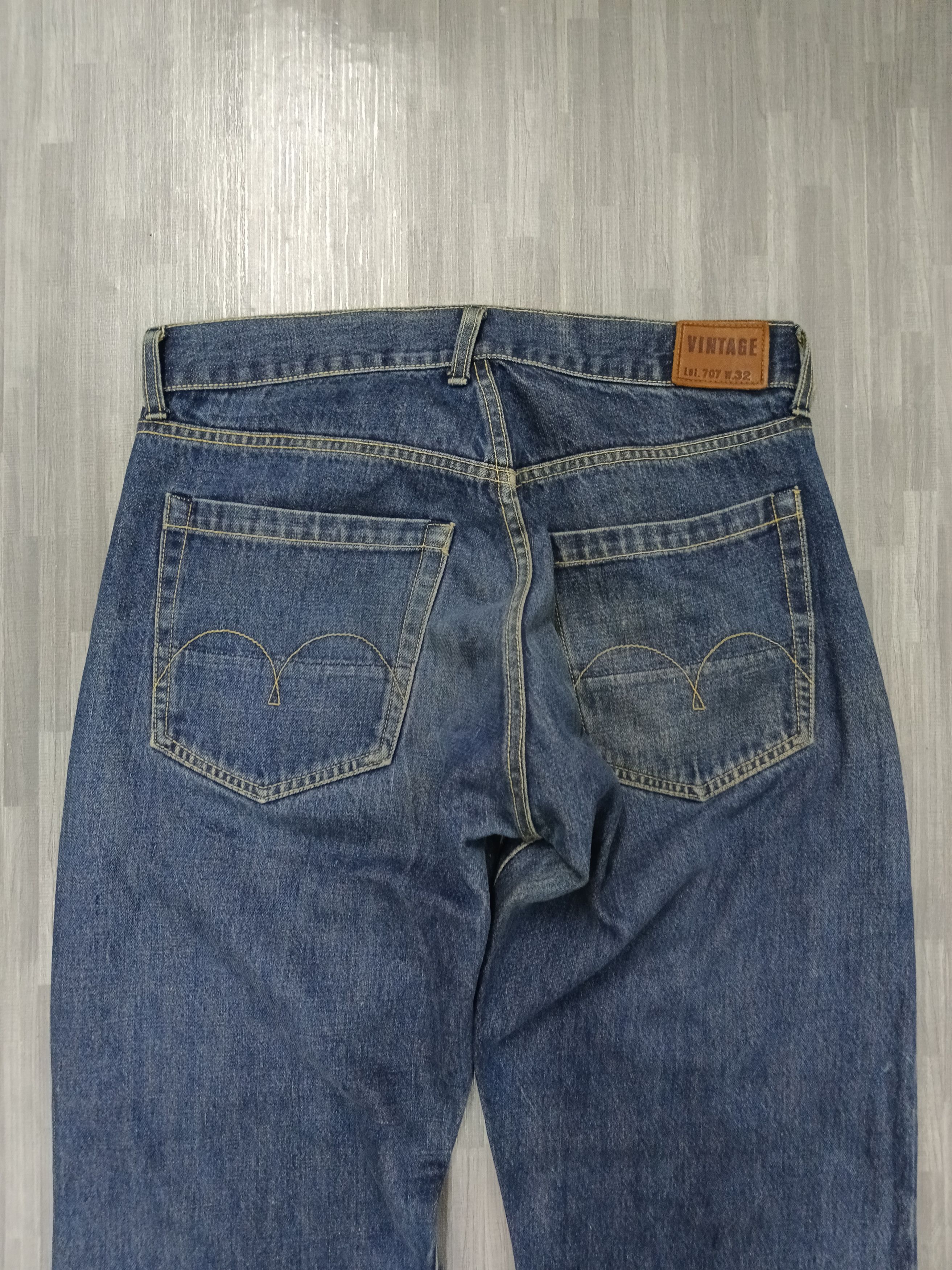 Vintage DISTRESSED 90s VINTAGE BONMARLEN SELVEDGE DENIM PANTS Size US 31 - 5 Thumbnail