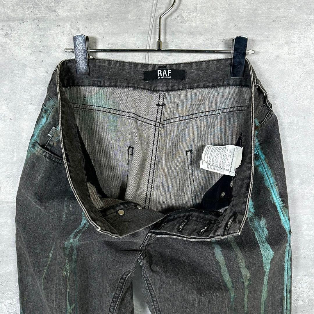 Raf Simons Paint Drip Denim Size US 32 / EU 48 - 5 Thumbnail