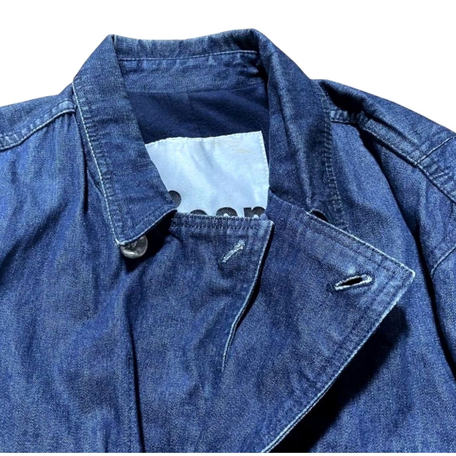 Issey Miyake ISSEY MIYAKE COVERALL DENIM JACKET MEN M MULTICOLOR USED JEAN OF PLANTATION Size US 31 - 3 Thumbnail
