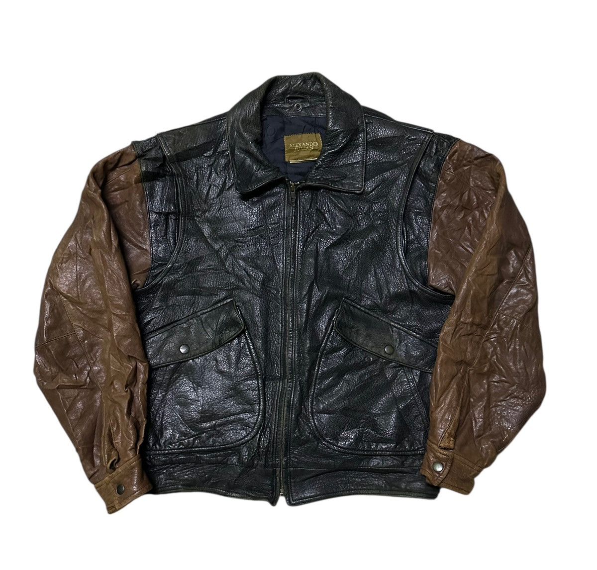 Alexander Julian Alexander Julian leather jacket Size US L / EU 52-54 / 3 - 2 Thumbnail