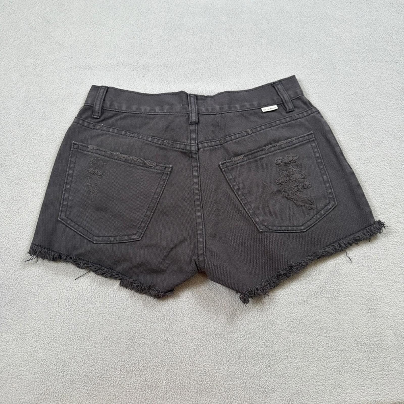 Billabong Billabong Denim Shorts Women 24 Drift Away Black Denim Size 24" / US 00 / IT 34 - 2 Thumbnail