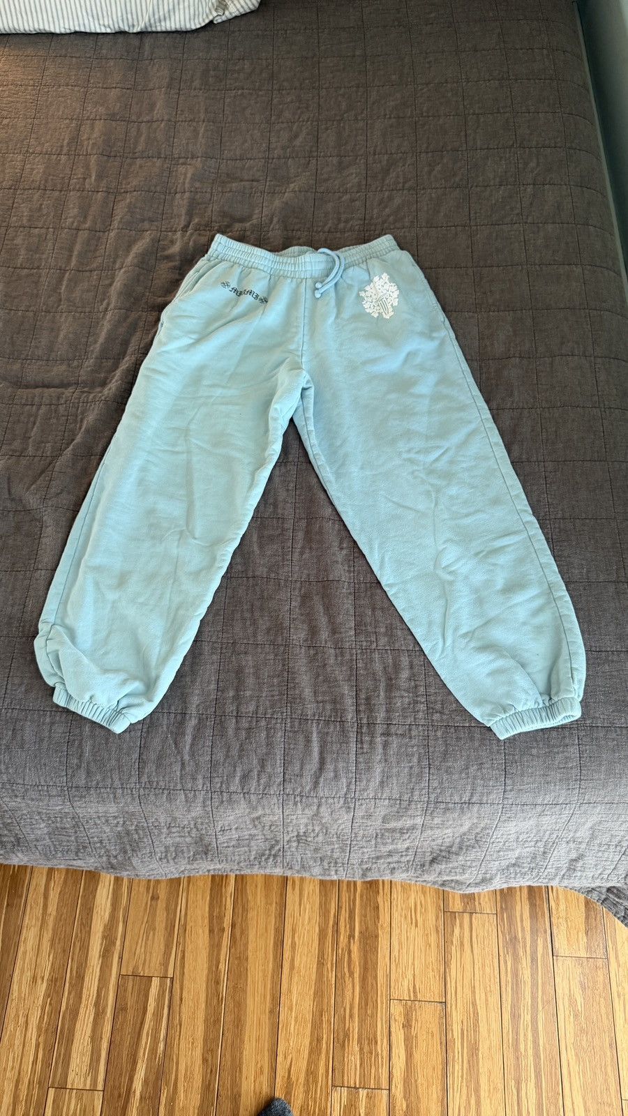 Chrome Hearts Chrome Hearts Miami Exclusive Dagger Sweatpants 'Blue' Size US 30 / EU 46 - 1 Thumbnail