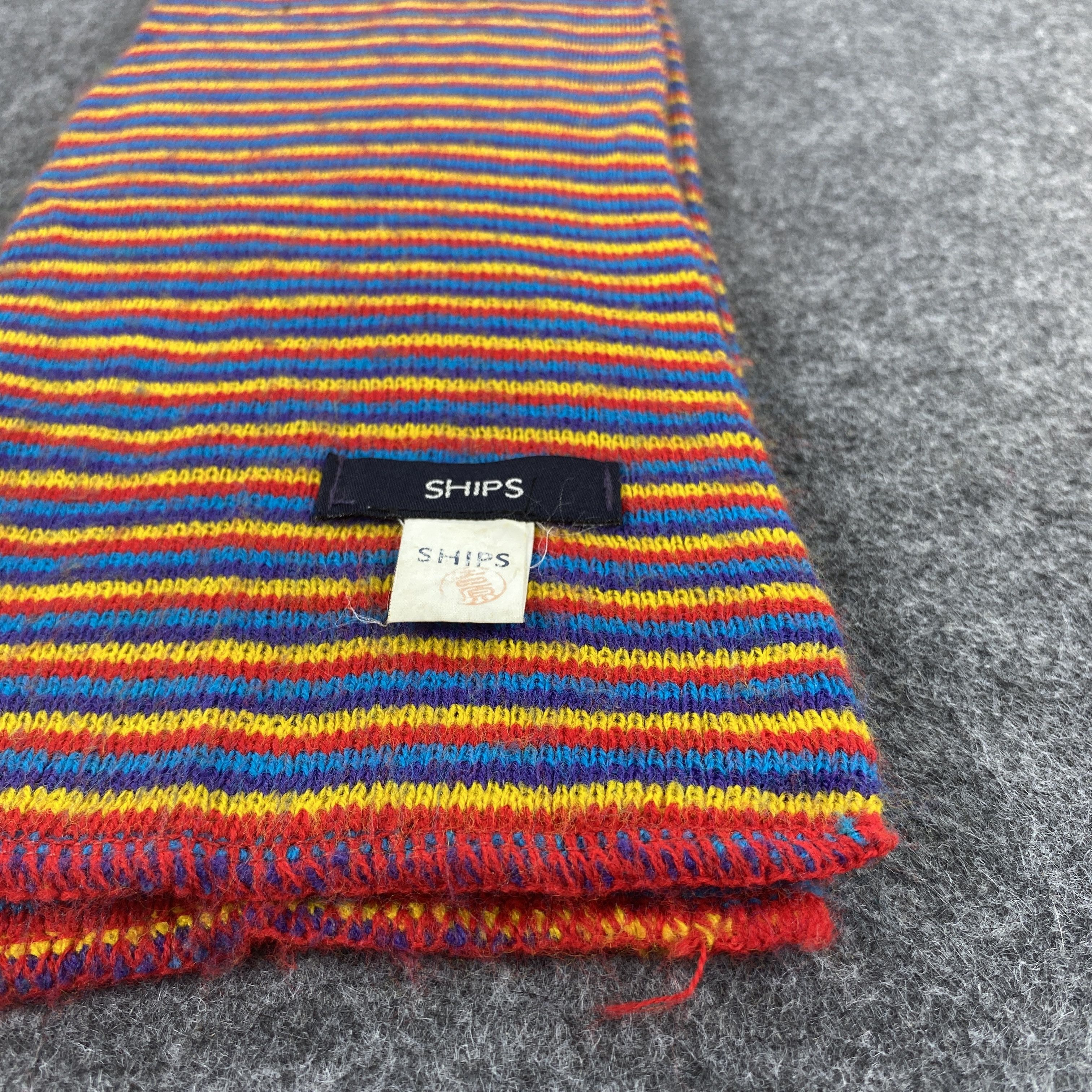 SHIPS × Vintage GF10565 Ships Scarf Neck Wear Muffler Nova Check Size ONE SIZE - 8 Thumbnail