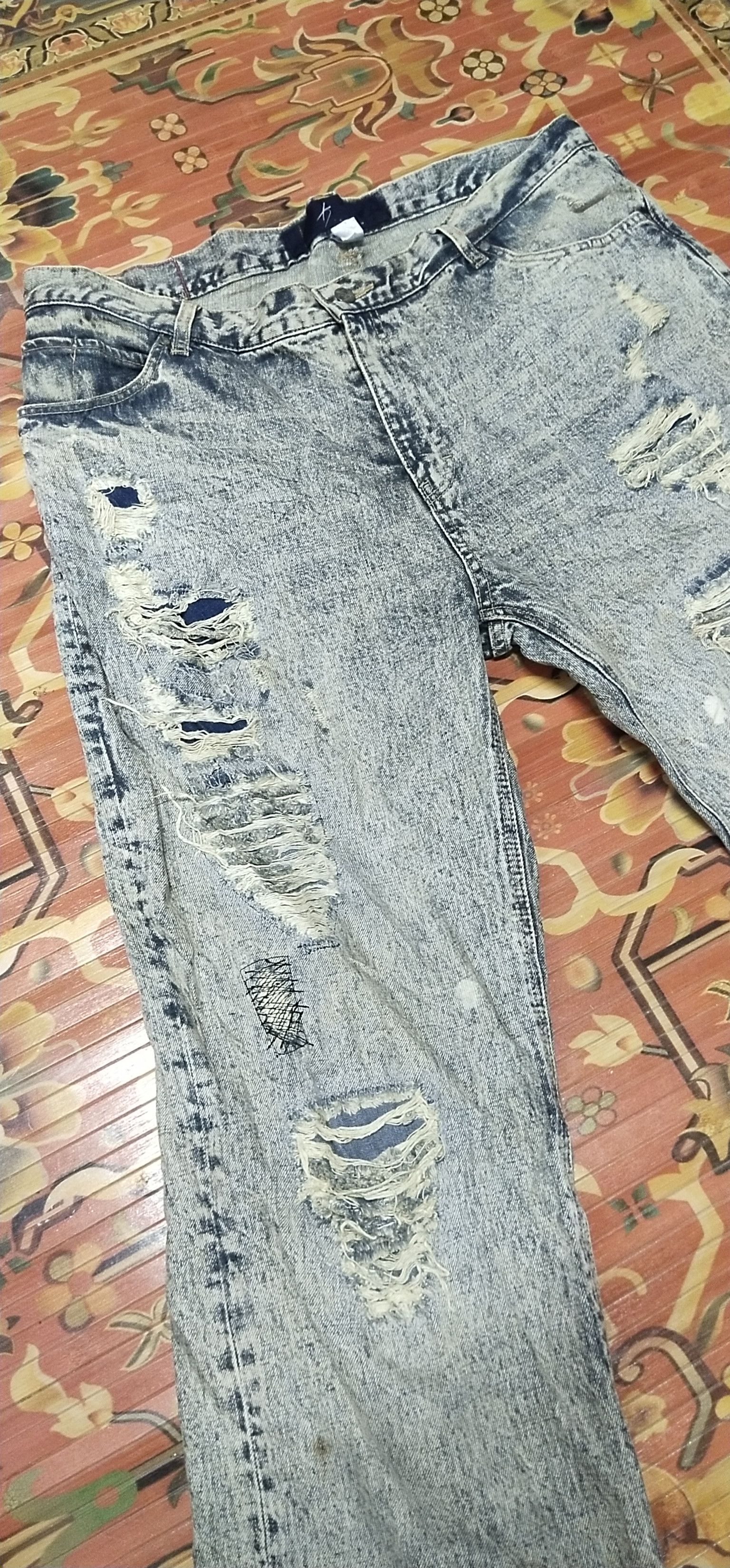 Vintage Final Drop Karl Kani Distressed Pant Size US 40 / EU 56 - 4 Thumbnail